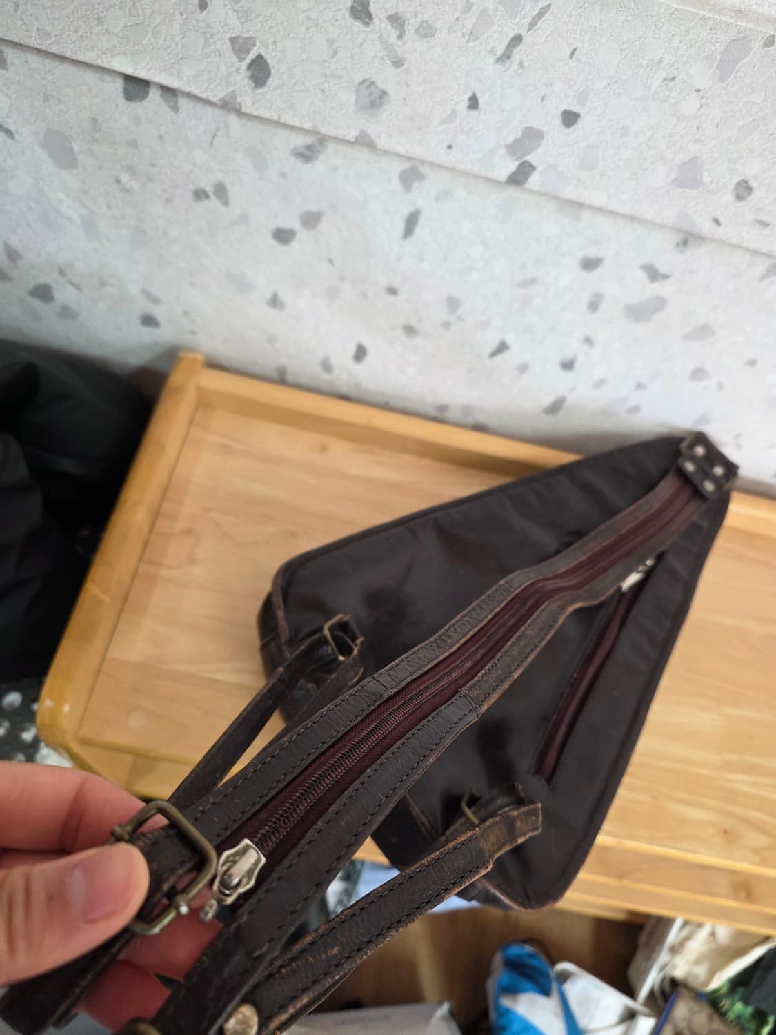 벨기에 벼룩시장 2way 크로스&백팩 상품이미지5