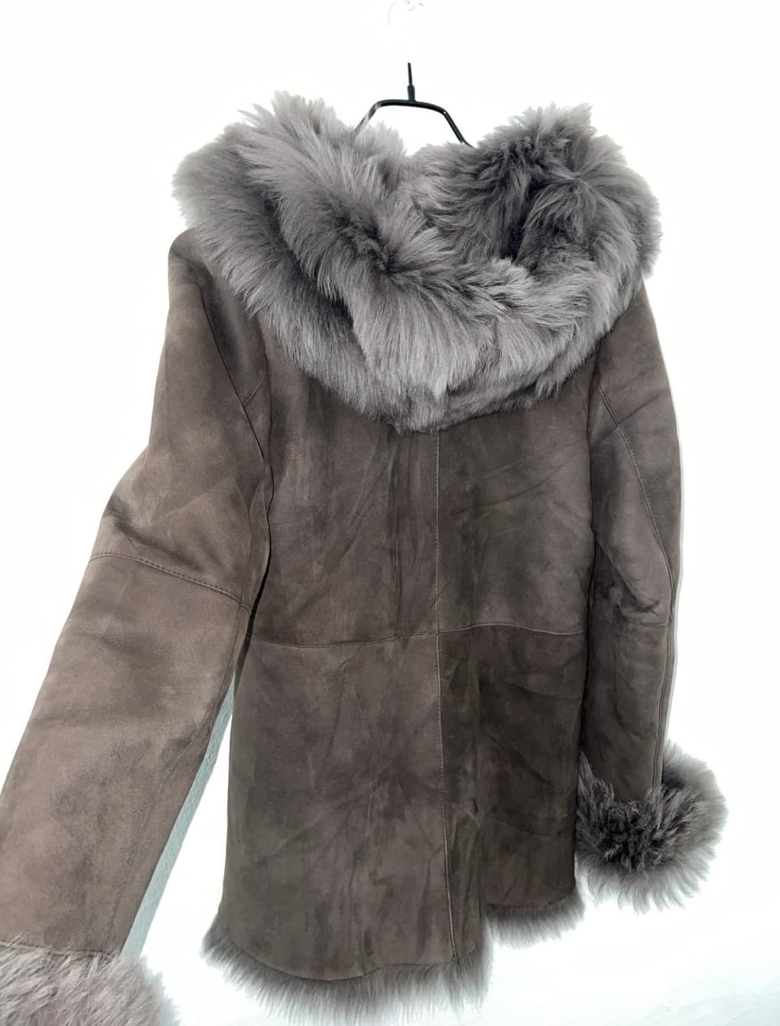 Sheep Skin Long Mustang Grey 상품이미지7