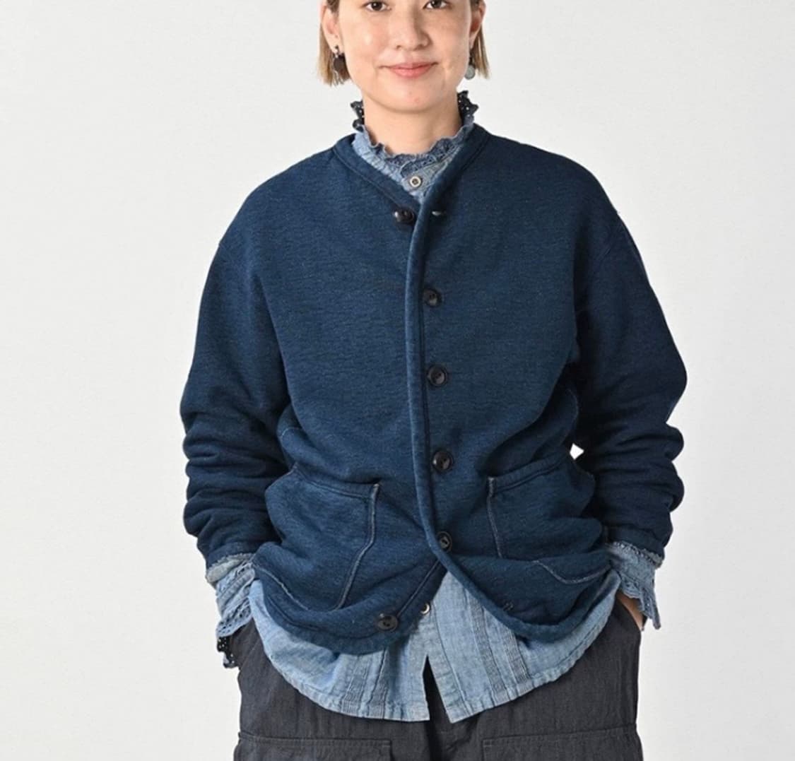 45R 인디고 가디건 상품이미지2