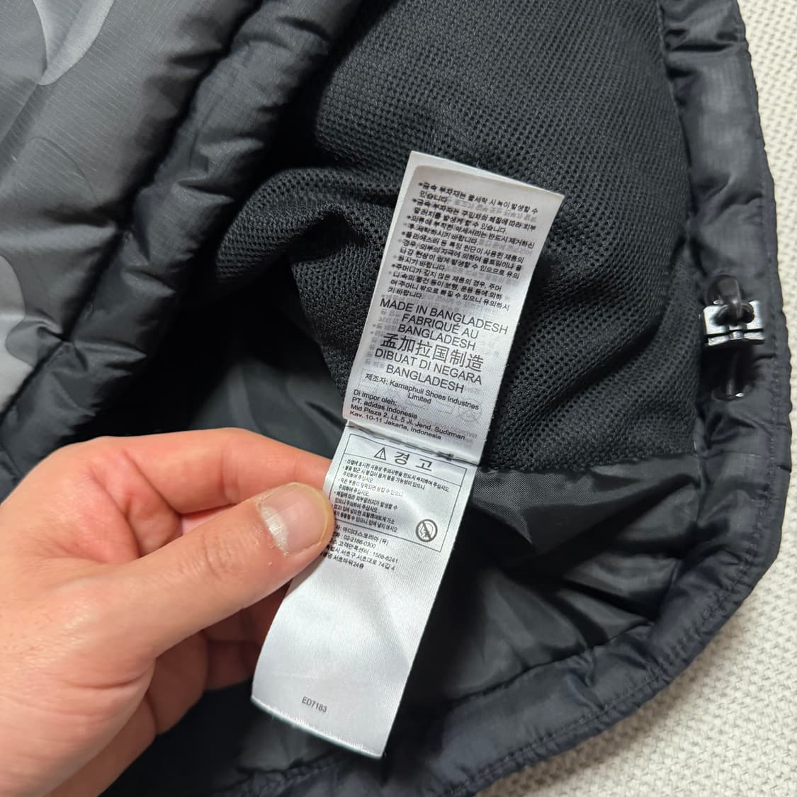 아디다스 카모 다운 패딩자켓 상품이미지5