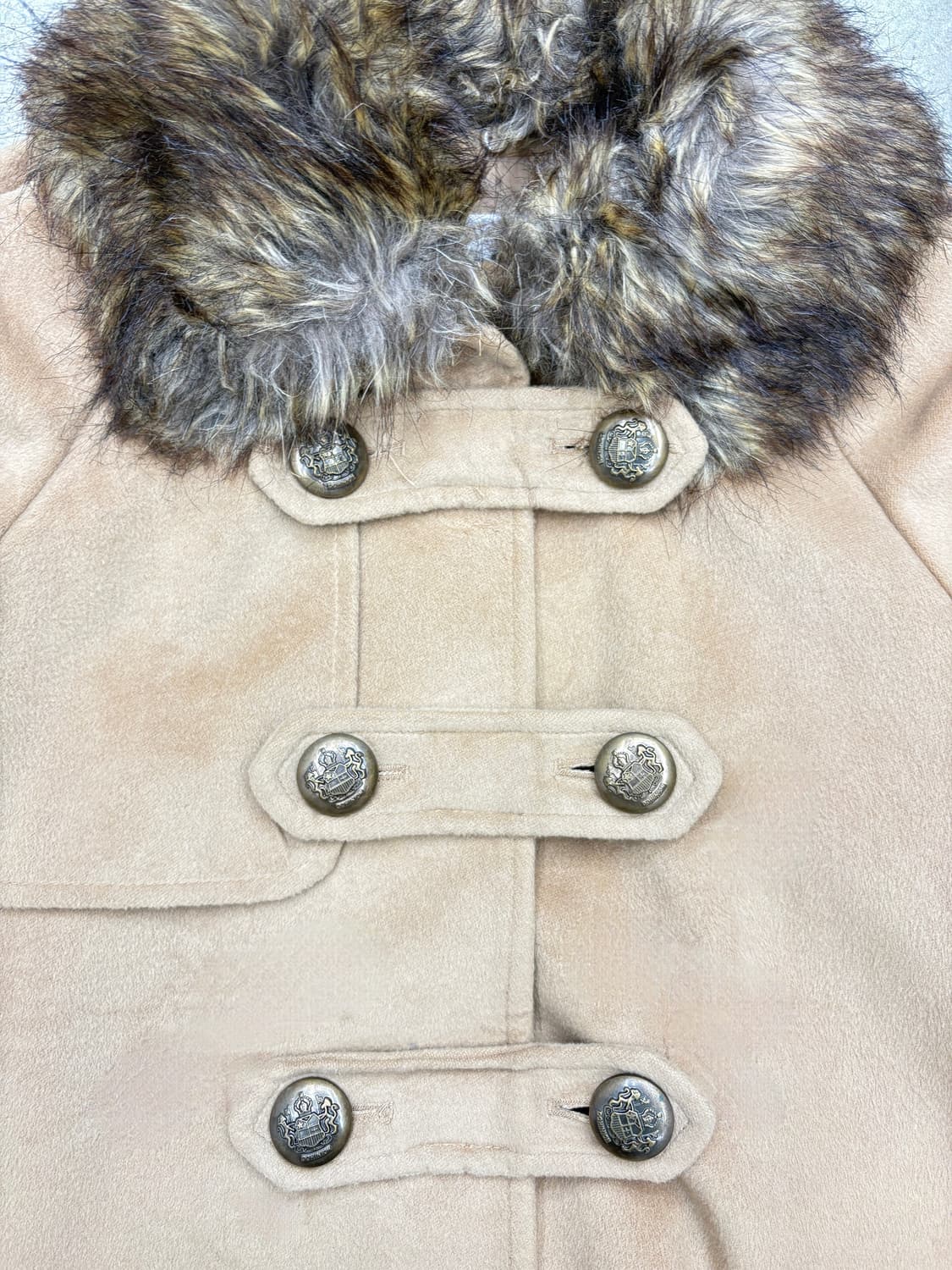 Button fur collar jk  상품이미지1