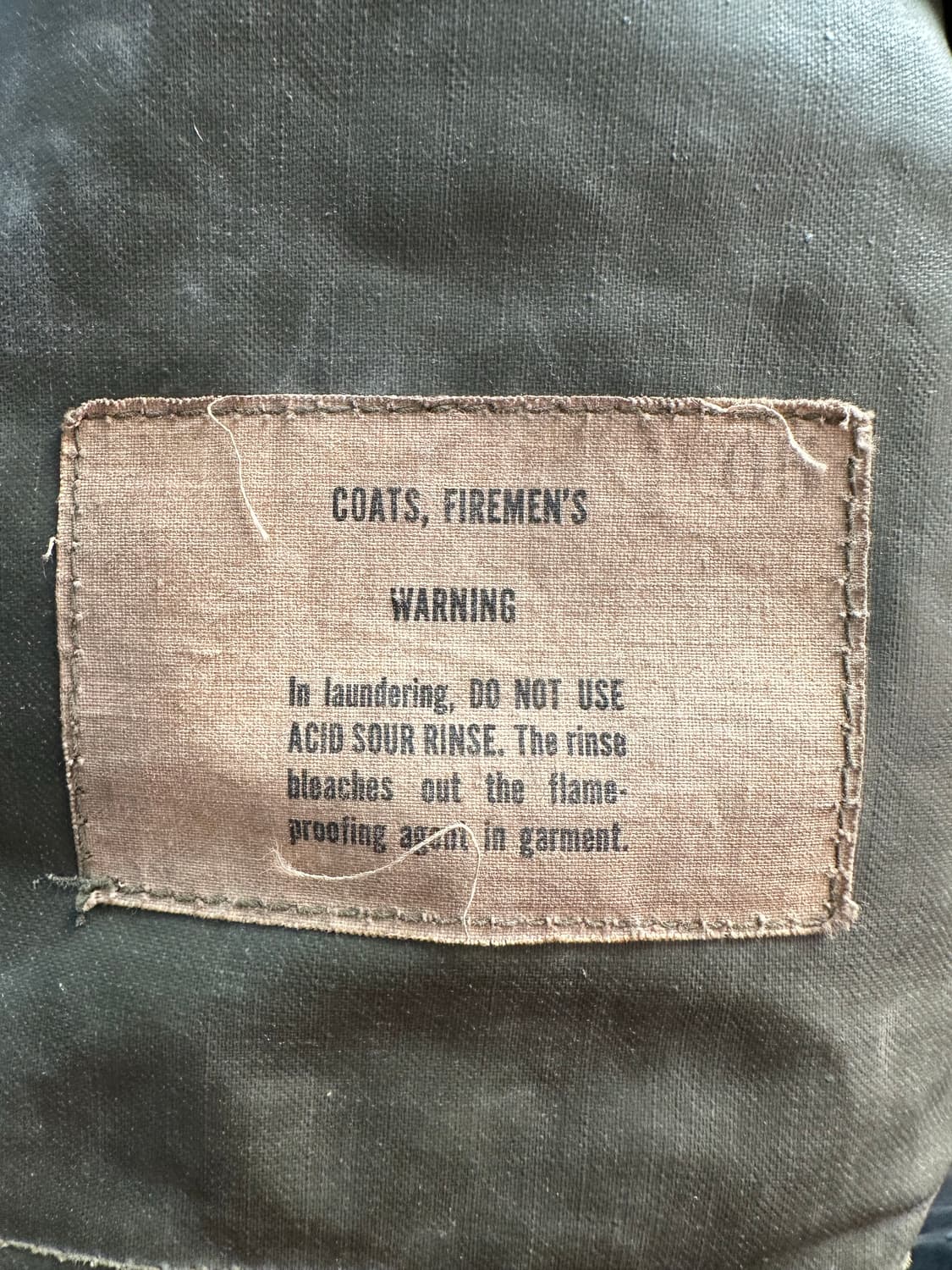 80년대 미군 소방관 덕코트 & 울 라이너 세트 (LARGE, LONG) 상품이미지9