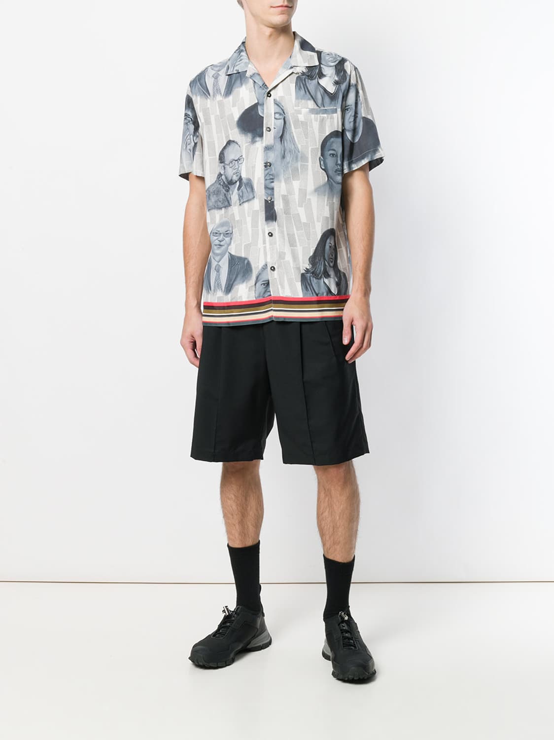 LANVIN 랑방 Printed Portrait Shirt L 상품이미지2