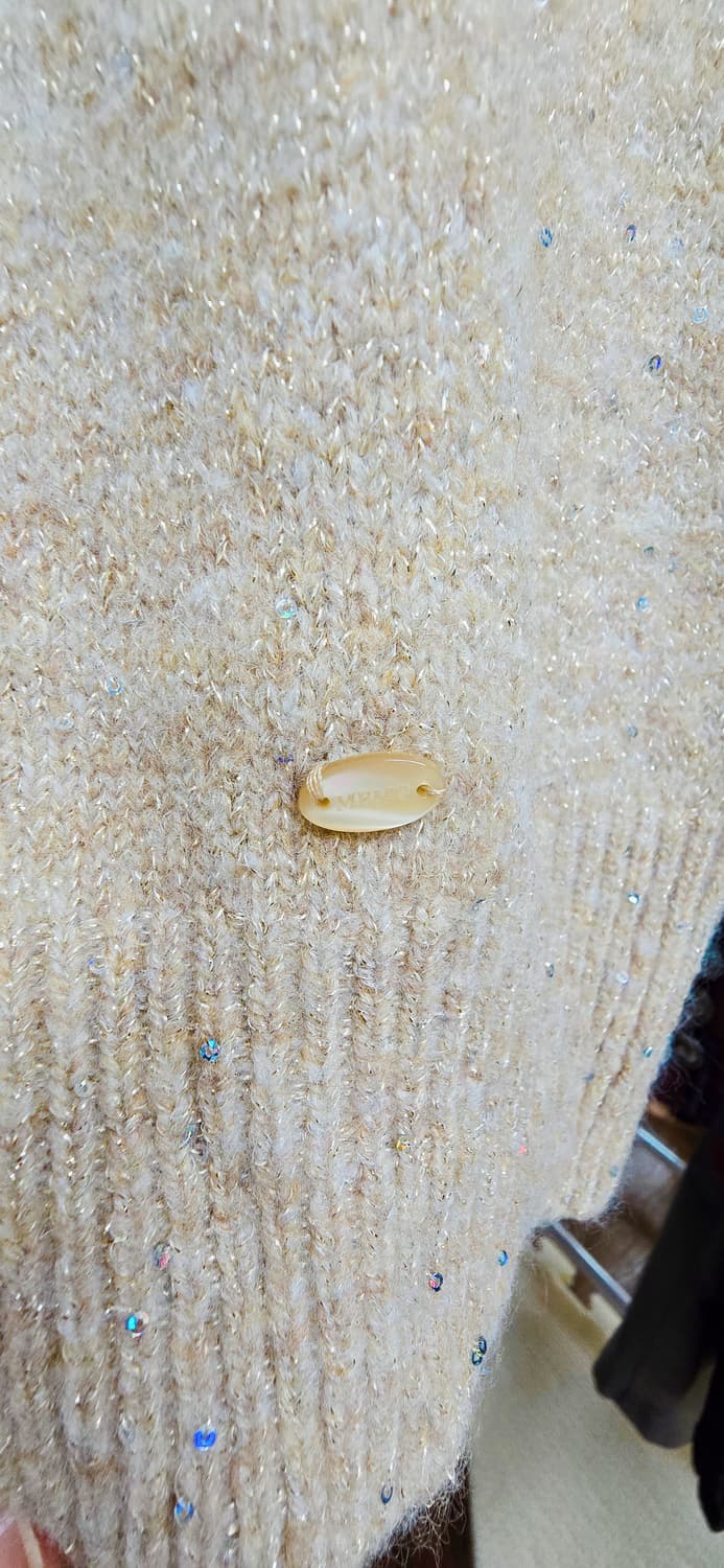 MEMO 자체제작 프리사이즈✨ 현재판매중 정가110,800원 펄 니트 반 상품이미지7