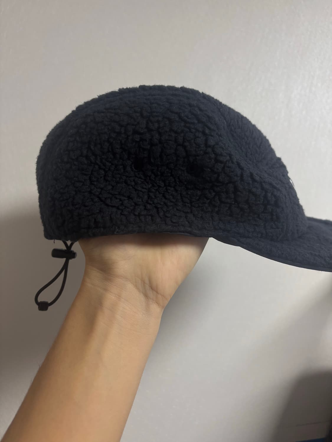 슈프림 폴라텍 셔링 리버시블 캠프캡 블랙 - 23FW 상품이미지3