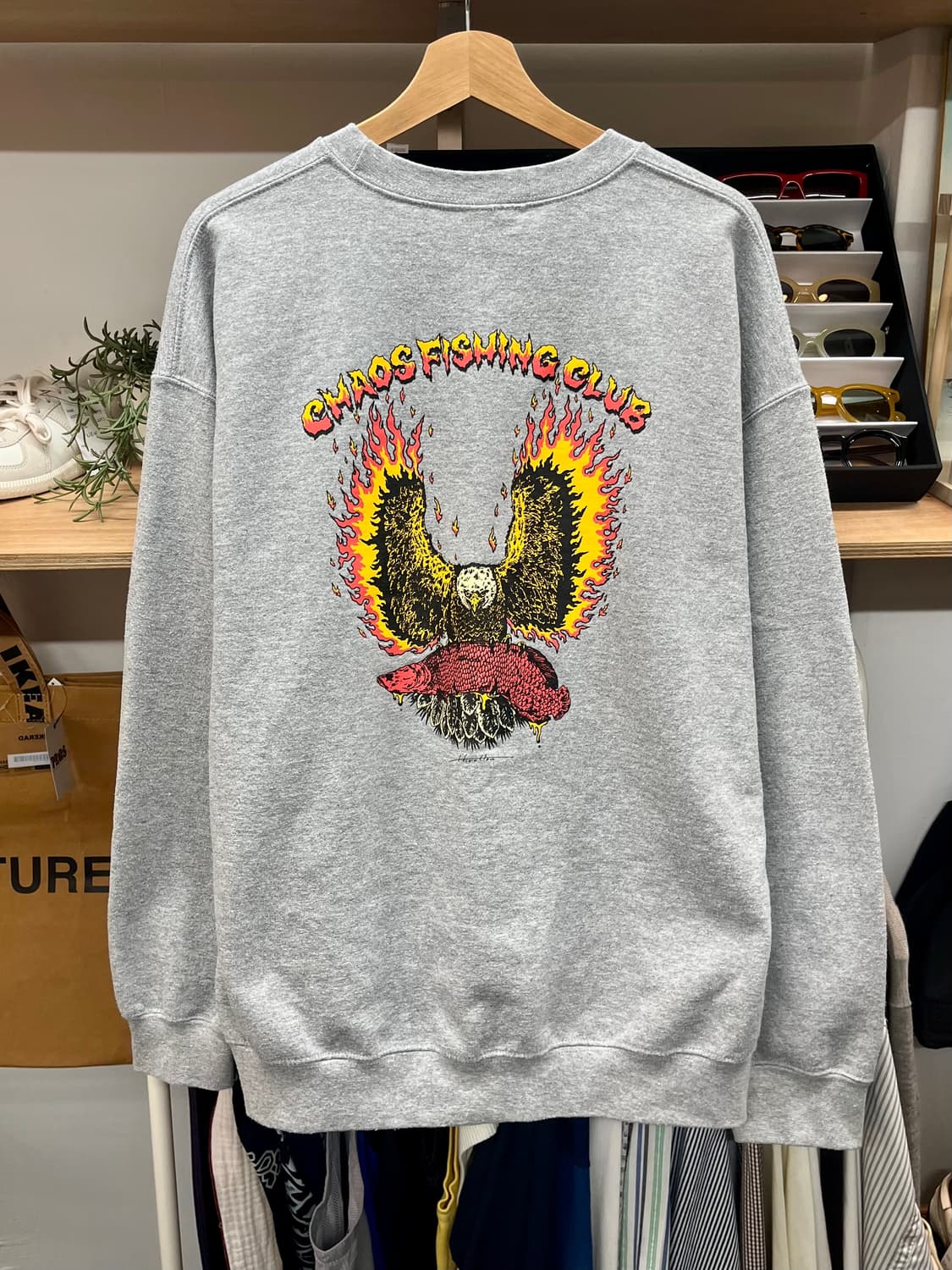 [105] 카오스피싱클럽 by BEAMS 맨투맨티 상품이미지4