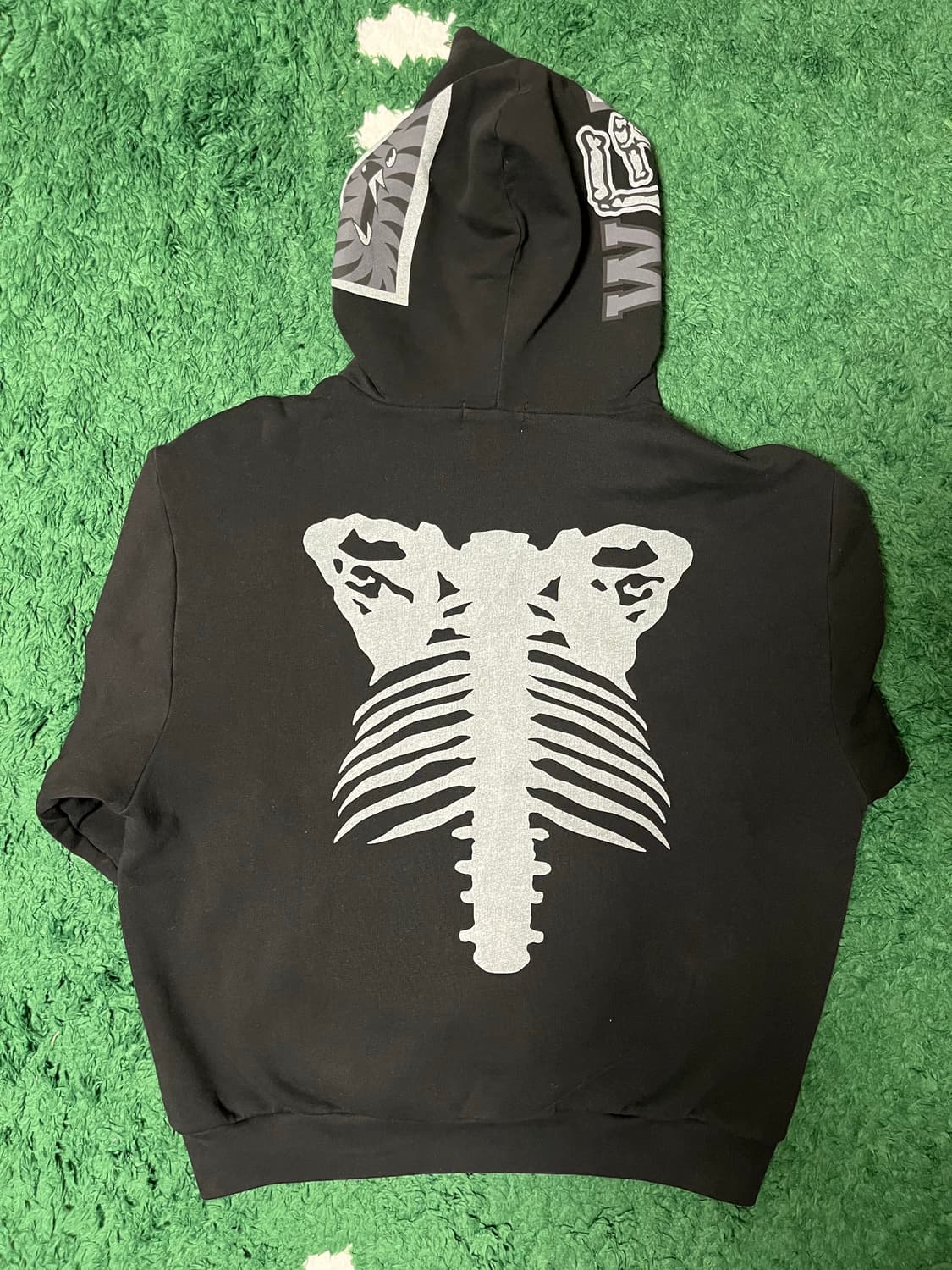 [XL] 베이프 스켈레톤 샤크후드 블랙 상품이미지5