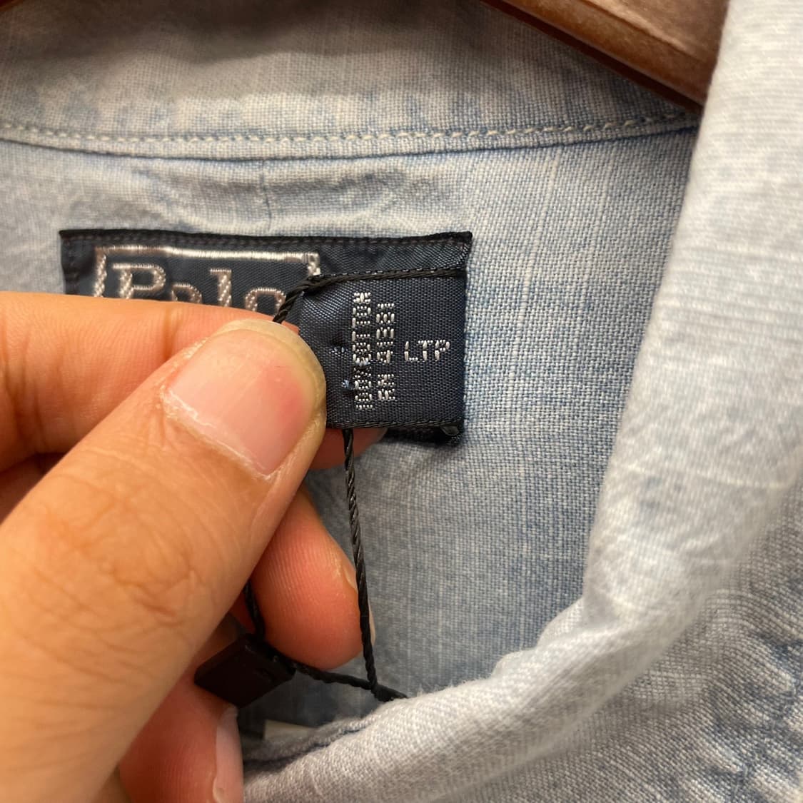 폴로 랄프로렌 샴브레이 견장 웨스턴 사파리 셔츠 상품이미지9
