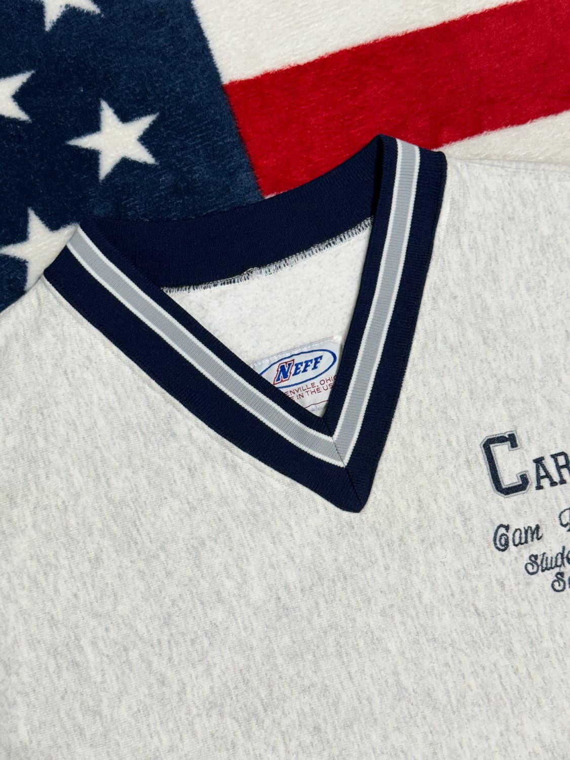 빈티지 헤비스웻셔츠 NEFF U.S.A V-Neck sweatshirt 상품이미지6