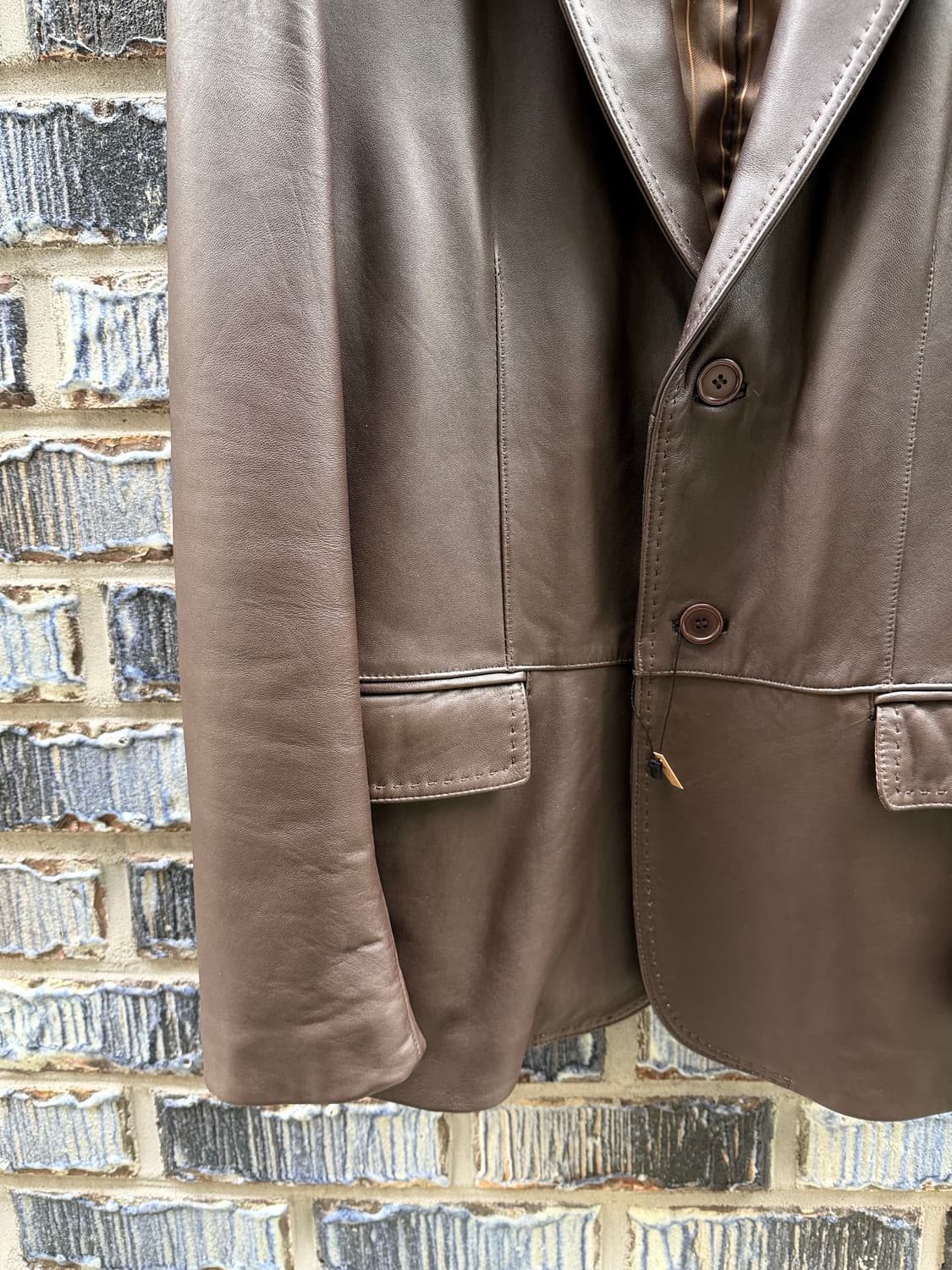 90s 양가죽 블레이저 투버튼 상품이미지3