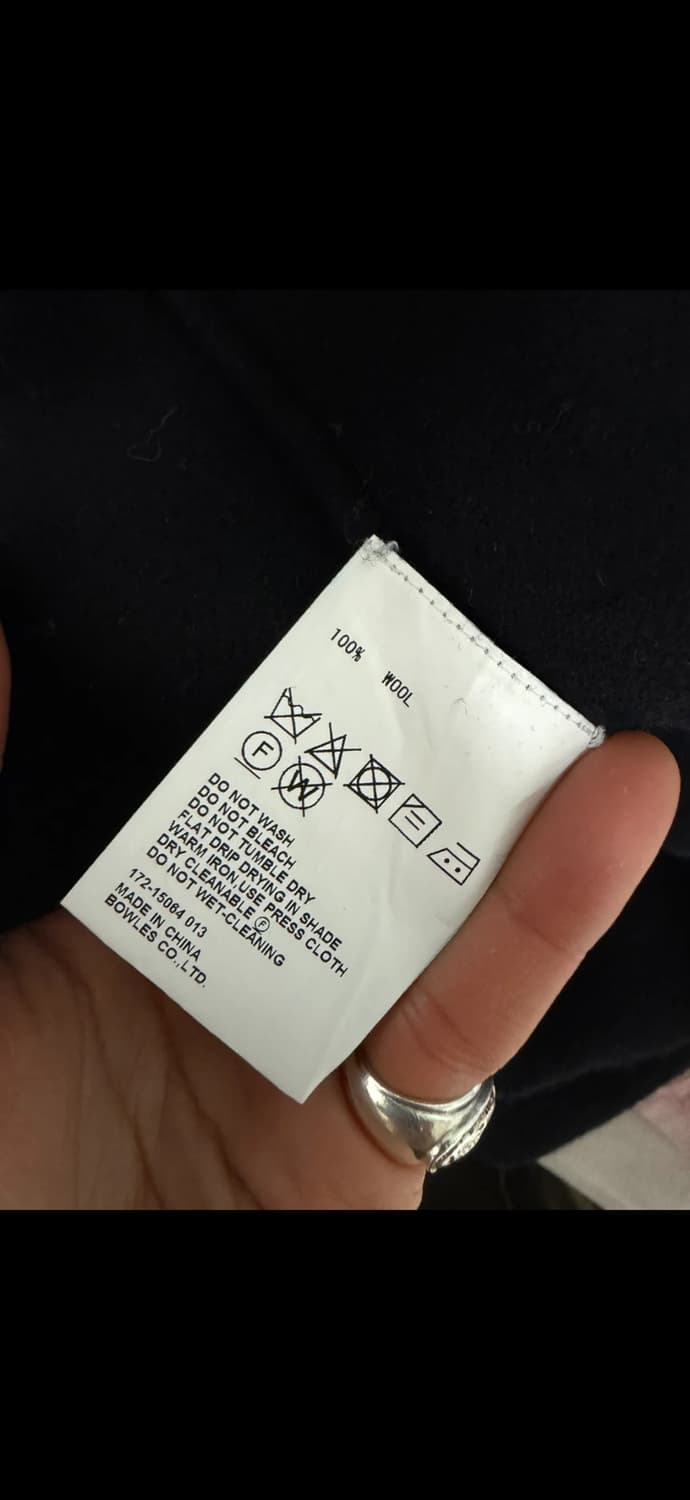 HYKE 하이크 블랙 울 블라우스 1사이즈 정품 상품이미지4