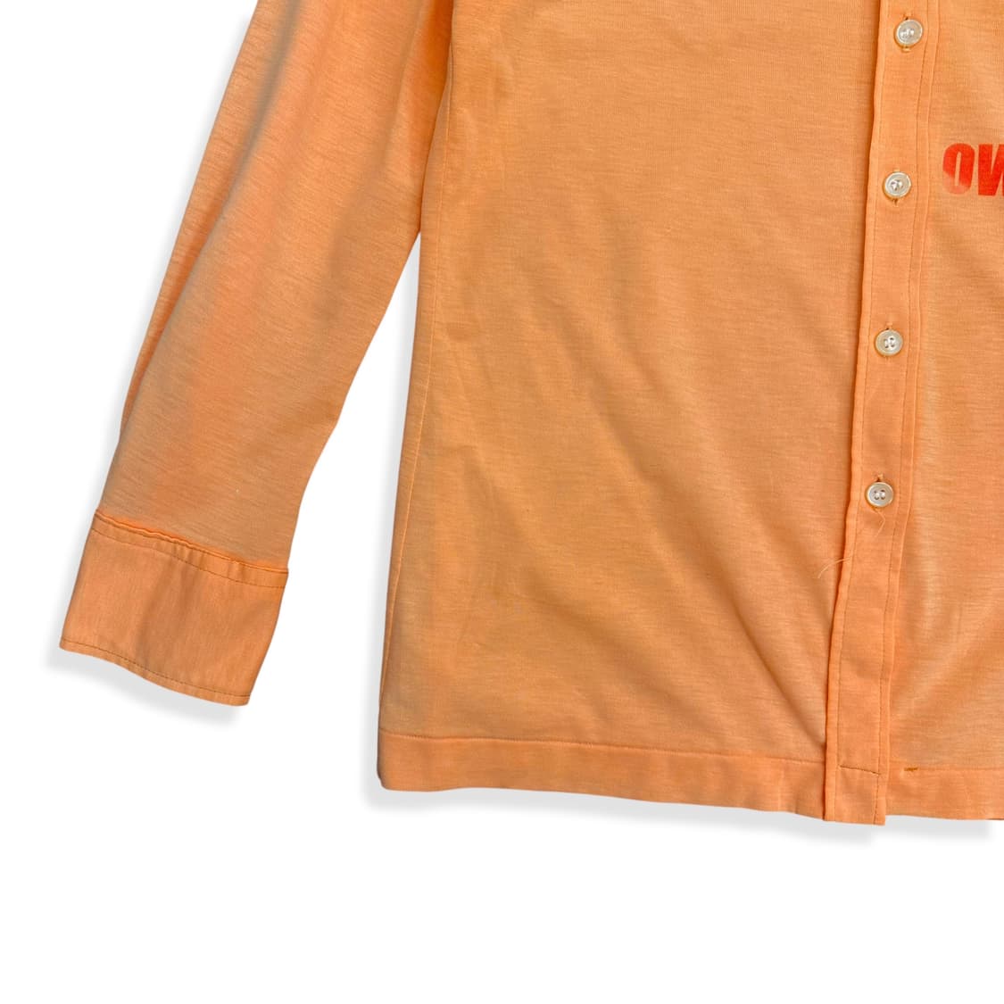 Orange Lettering Pocket Slim Shirt 상품이미지5