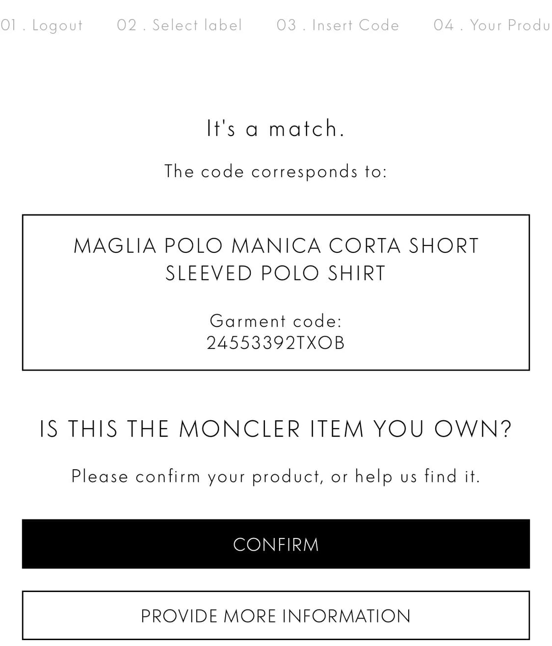 몽클레어 트리밍 피케 폴로 셔츠 XXL(실체감 L~XL) 상품이미지4