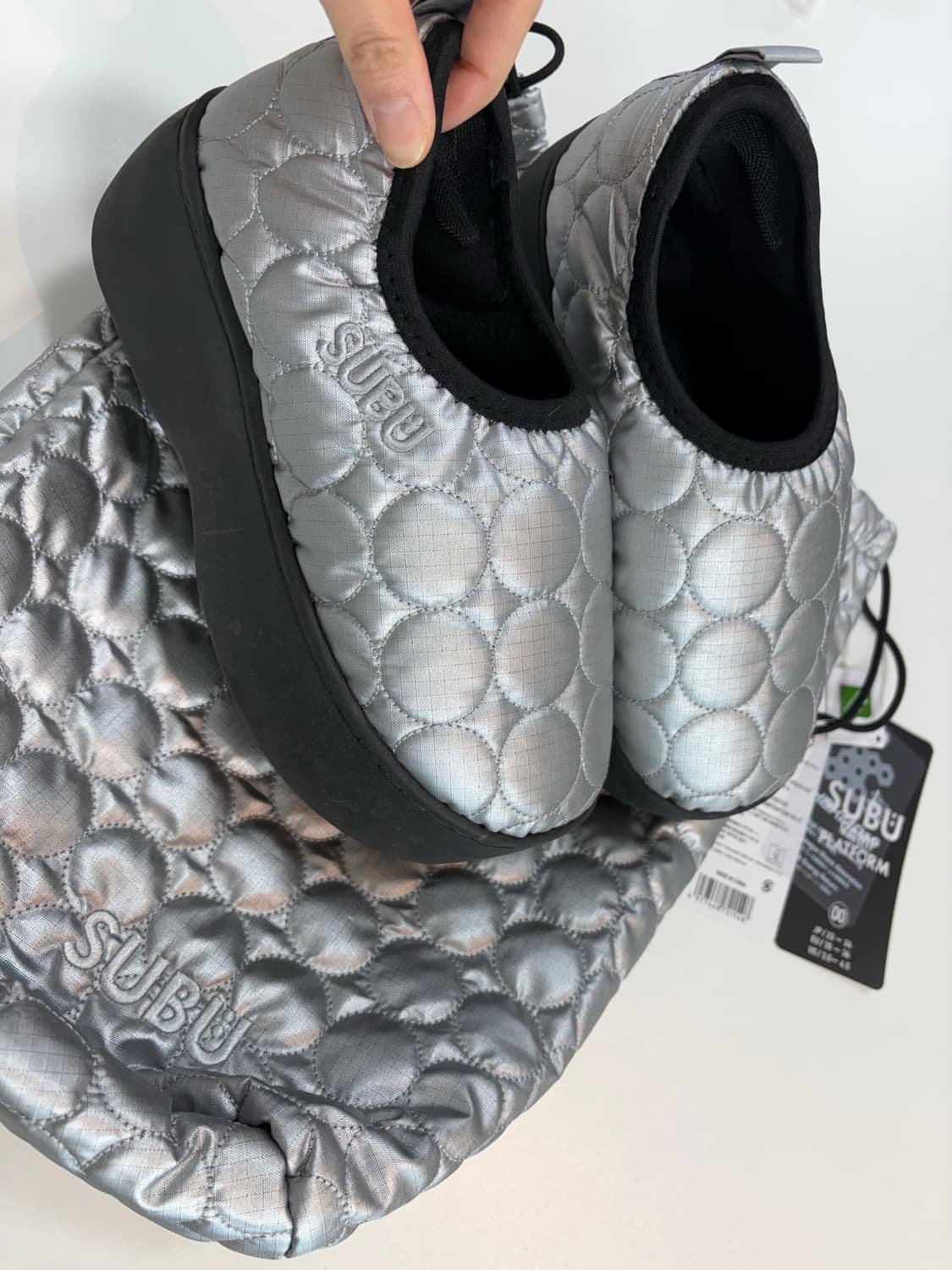 스부 뱀프 플랫폼 써클 - 실버 00사이즈 상품이미지3