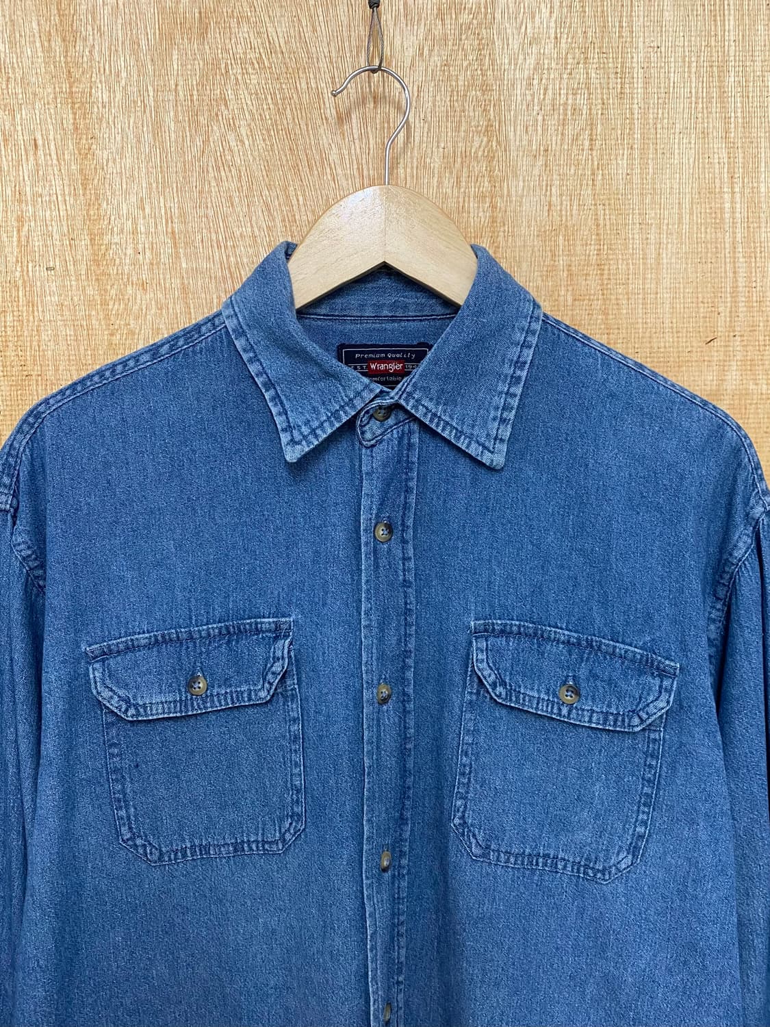 WRANGLER denim work shirts 랭글러 데님 워크 셔츠 상품이미지3