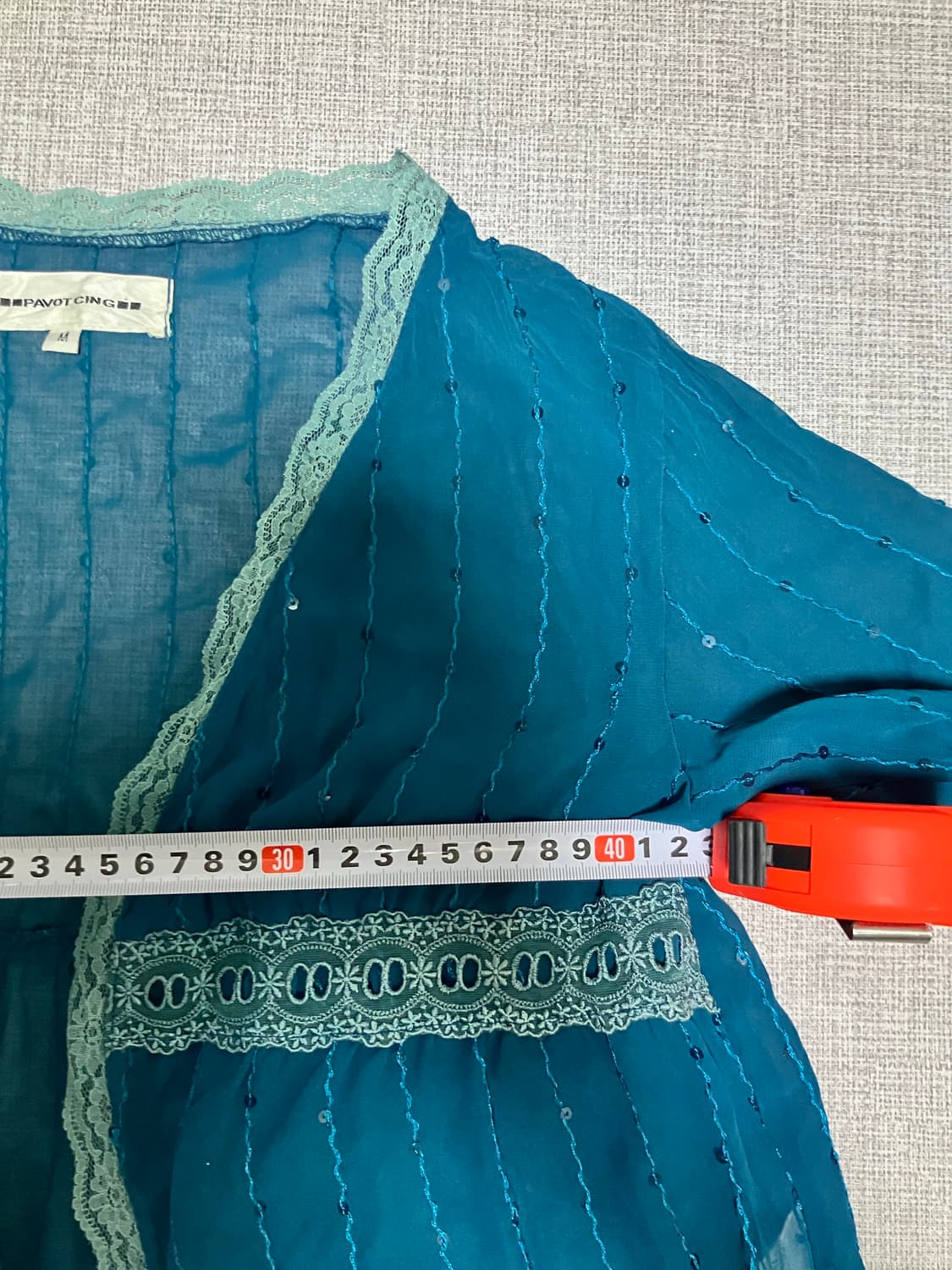 일본빈티지 Pavotcing 달천깔페어리 프린세스 공주풍 글리터가디건 상품이미지3