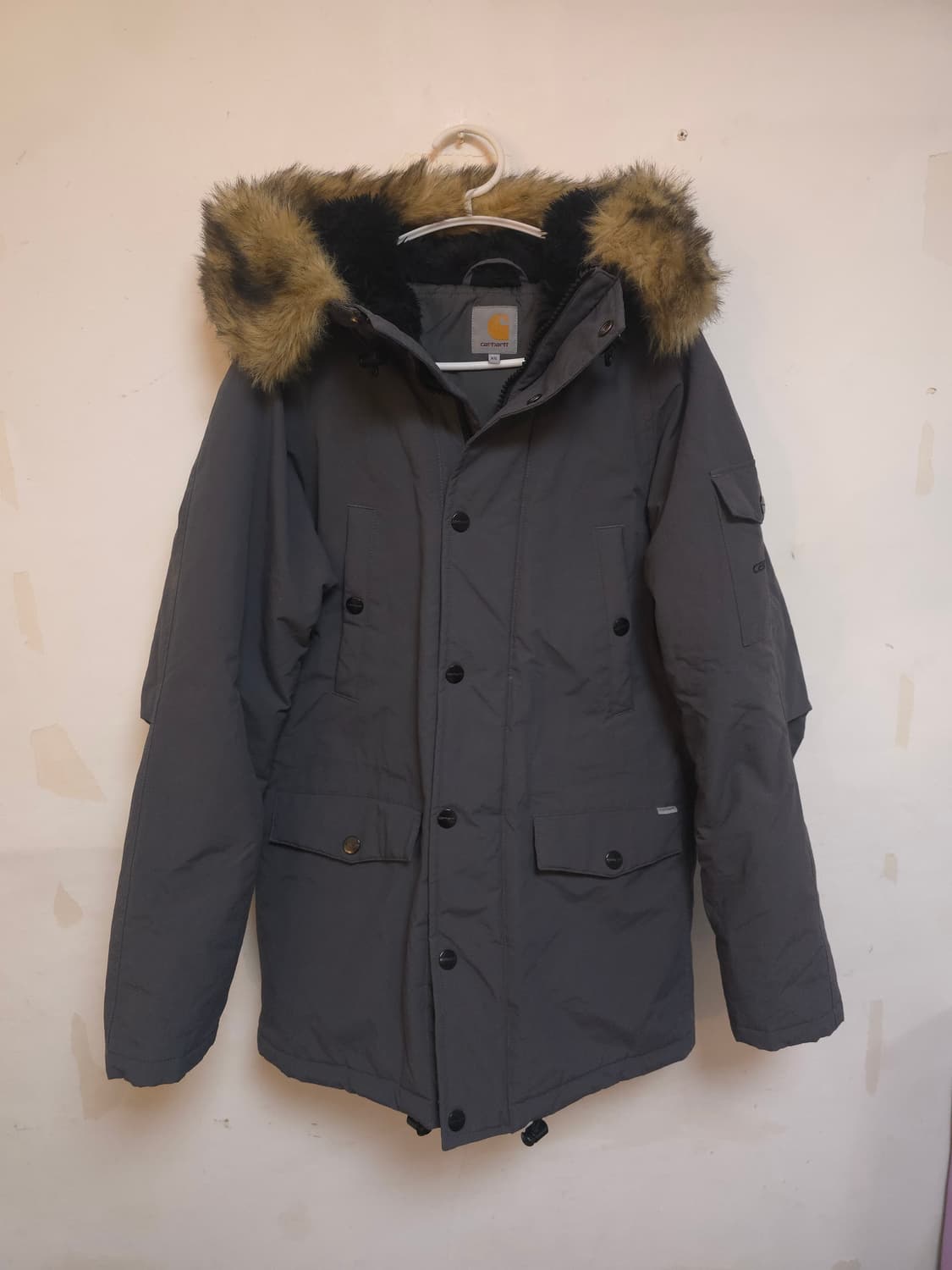 칼하트 다운 점퍼 그레이 XS(95) 새상품 상품이미지1