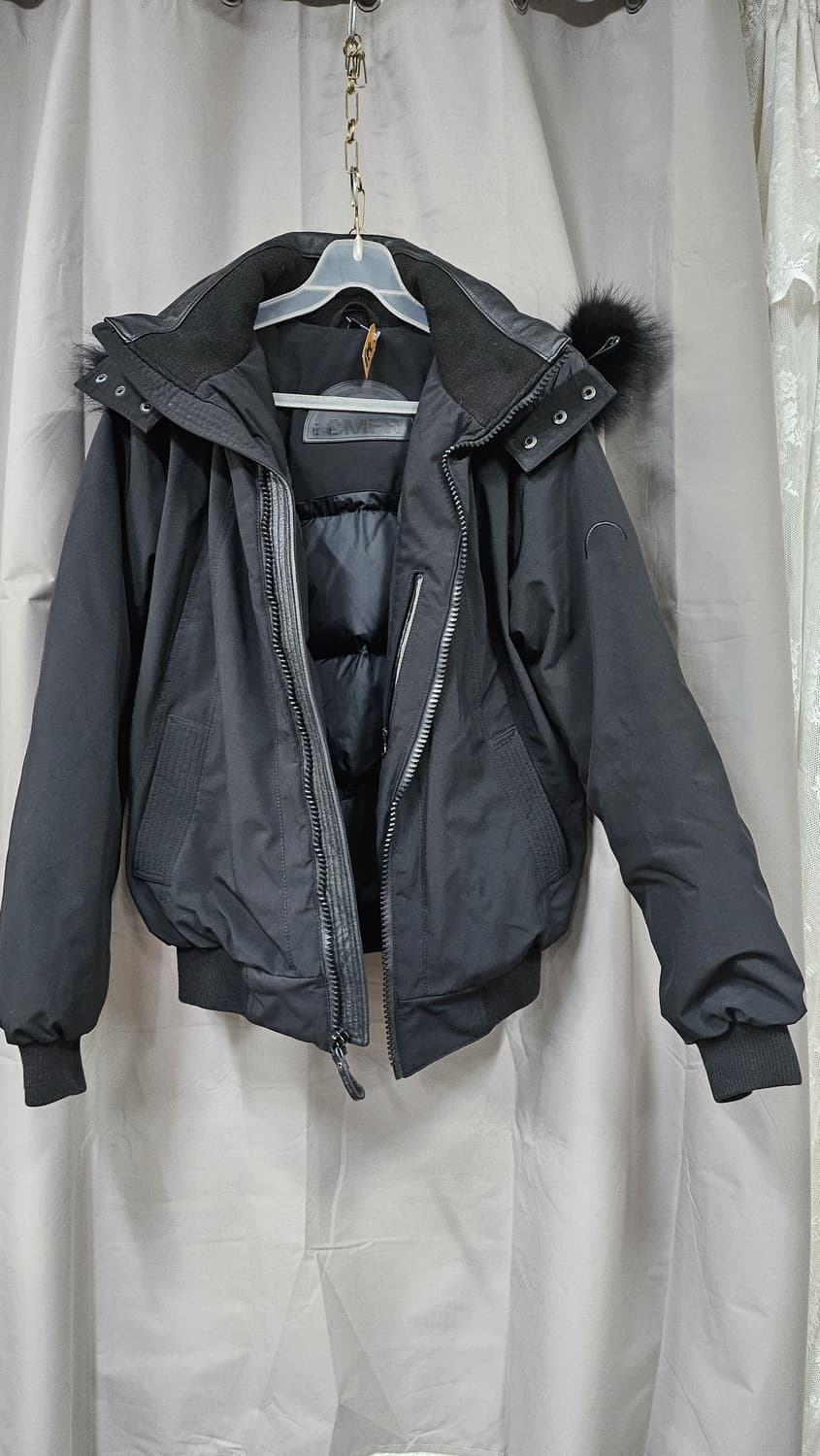 CMFR곰리 블랙 패딩 점퍼 M 상품이미지3