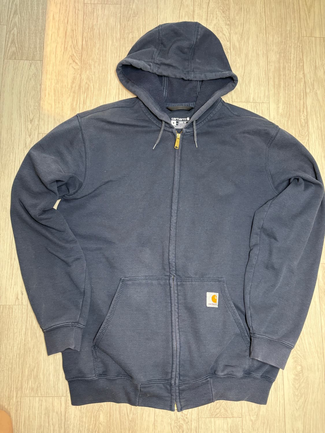 칼하트 루즈핏 후드집업 네이비 M 상품이미지1