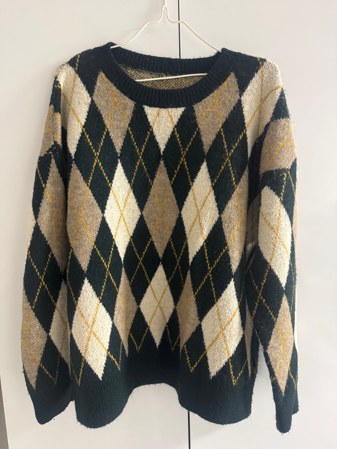 아가일 니트 상품이미지1