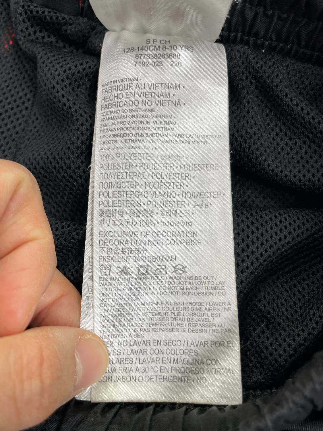 나이키 조던 반바지 블랙 128-140cm 상품이미지4