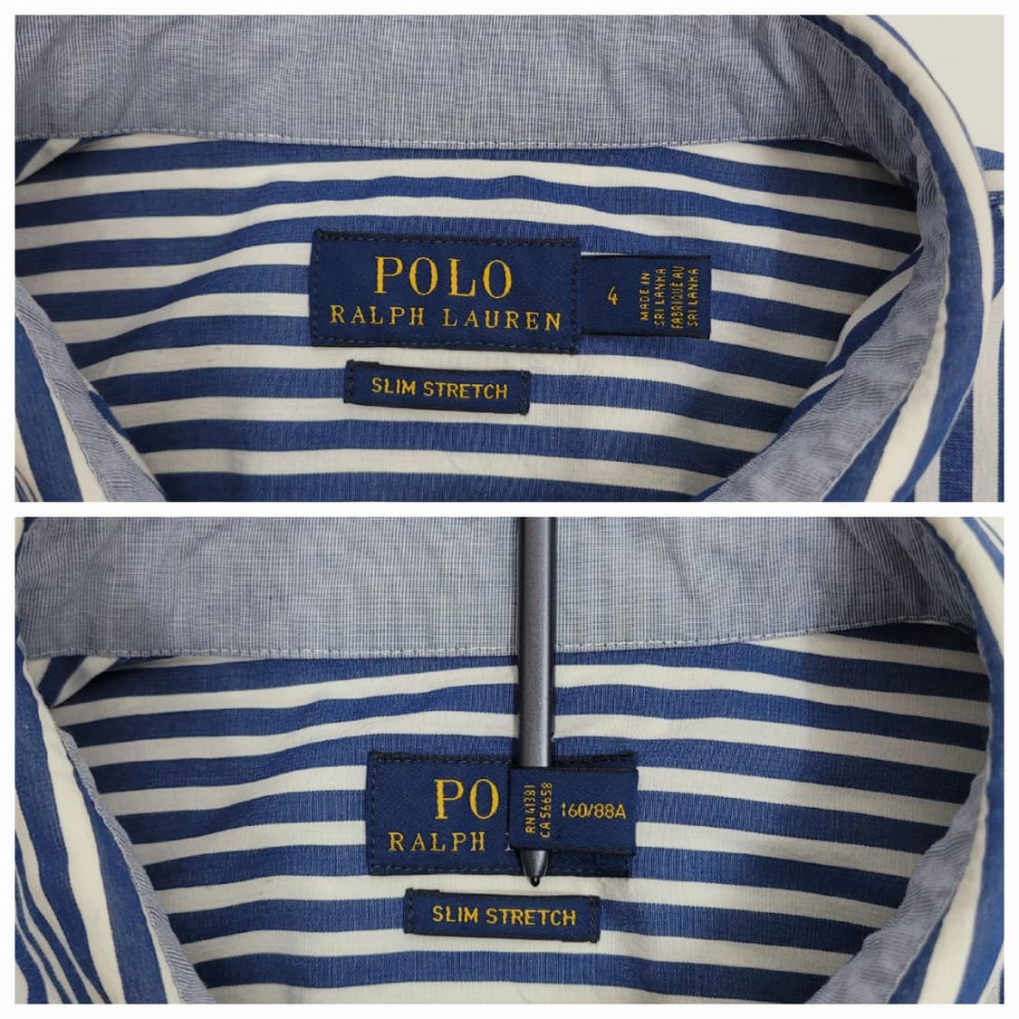 POLO 폴로 랄프로렌 슬림 스트레치 스트라이프 셔츠 / 여 4  상품이미지8