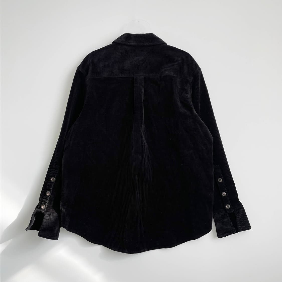 F2 타미진스(Tommy Jeans) 블랙 코듀로이 셔츠 M사이즈 상품이미지3