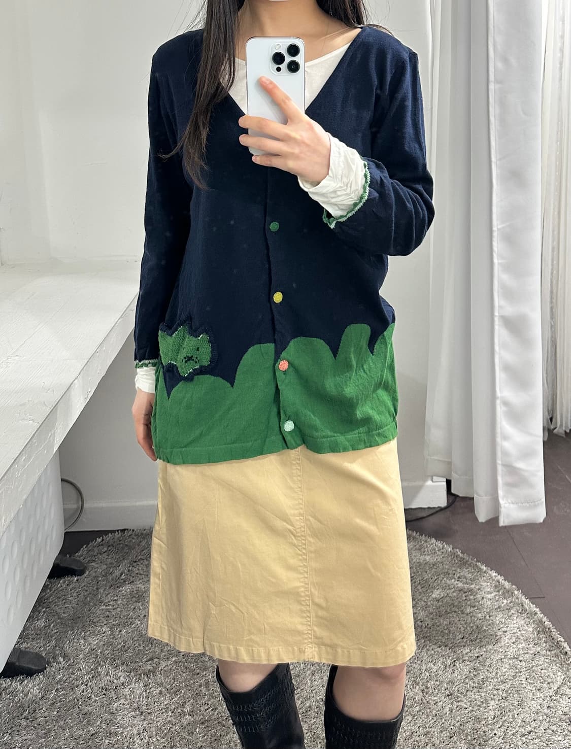 jocomomola neko cardigan 상품이미지2