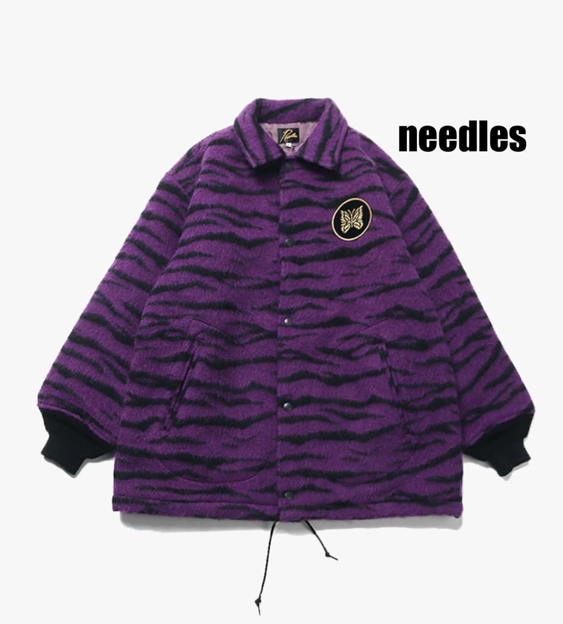 [S][100] 니들스 샤기 코치 자켓 타이거 퍼플 상품이미지10