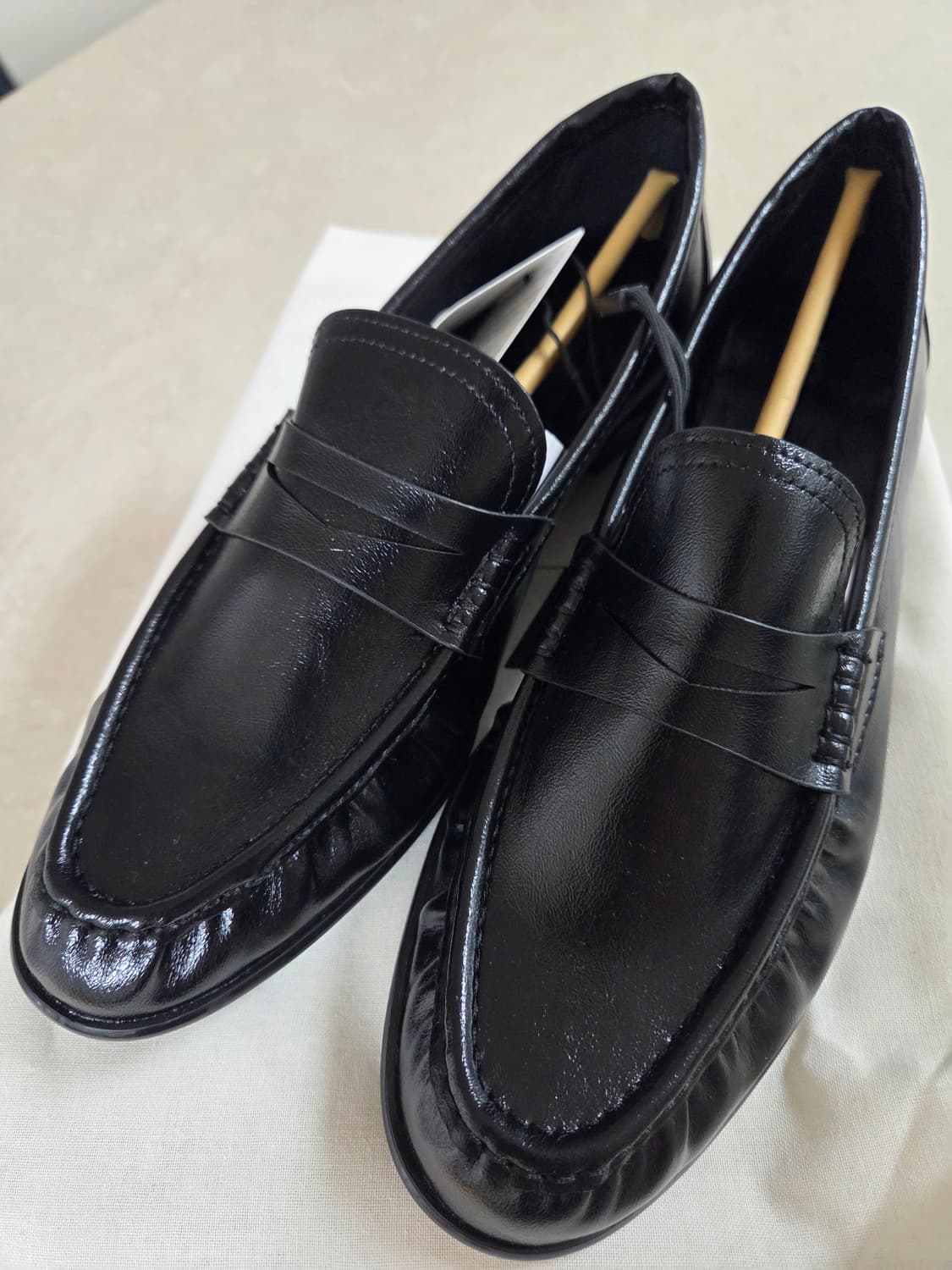 사이즈41) 자라 소프트 셔링 로퍼 Zara 로퍼 더로우맛 김나영 로퍼 상품이미지4