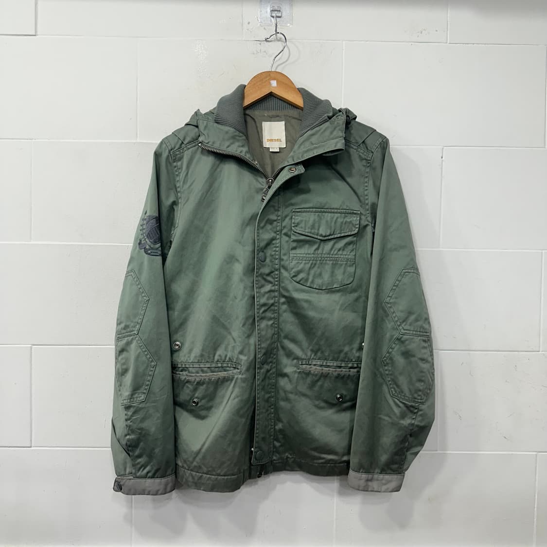 디젤 멀티포켓 사파리 후디 자켓 상품이미지1