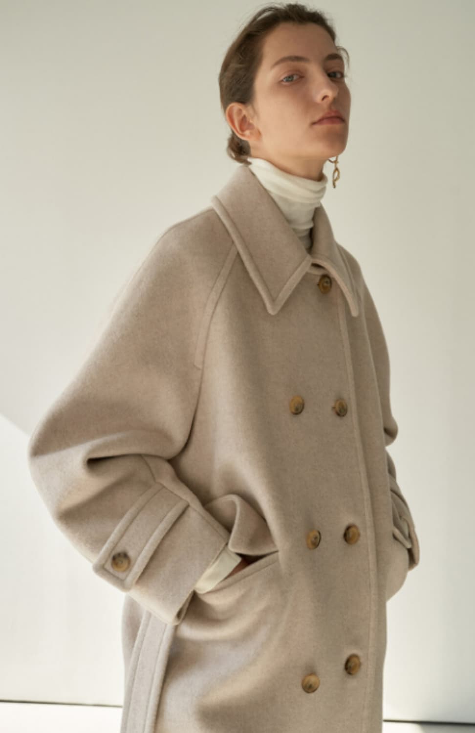 모한 캐시미어 더블 울 코트 네고가능 상품이미지1