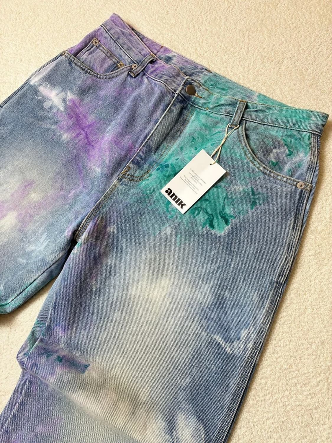 벌스데이수트 22ss 타이다이 데님 팬츠 PN6634 상품이미지2