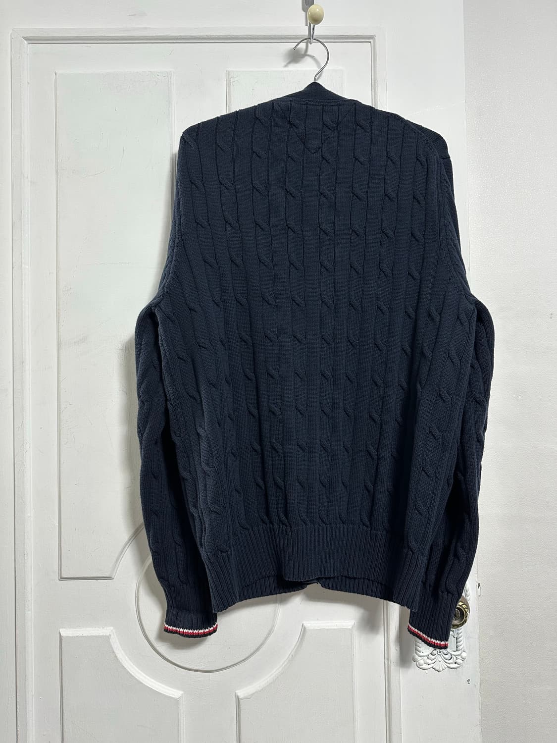 타미힐피거 꽈배기 니트 가디건 상품이미지2