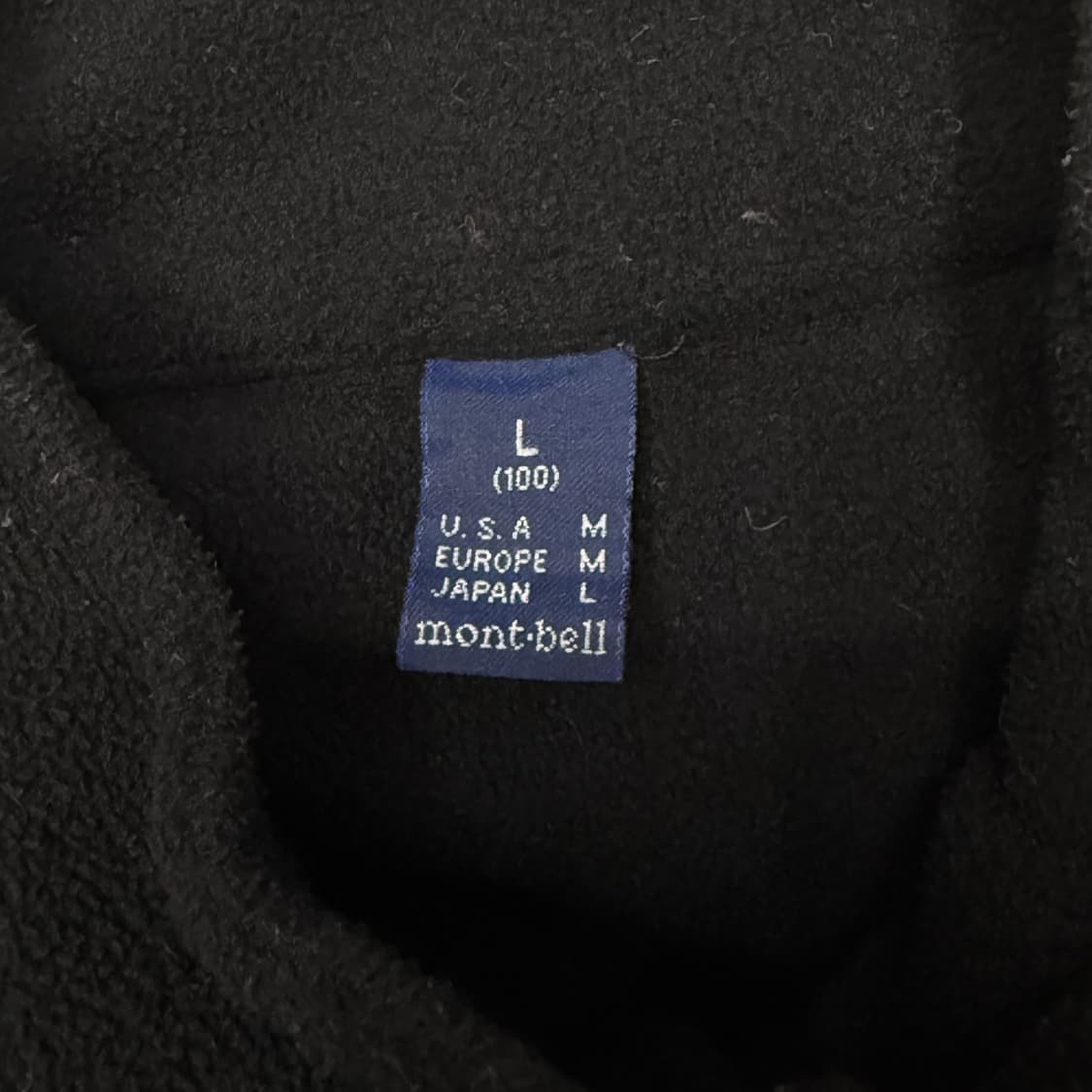 [M] 컬럼비아 블랙 플리스 집업 상품이미지5