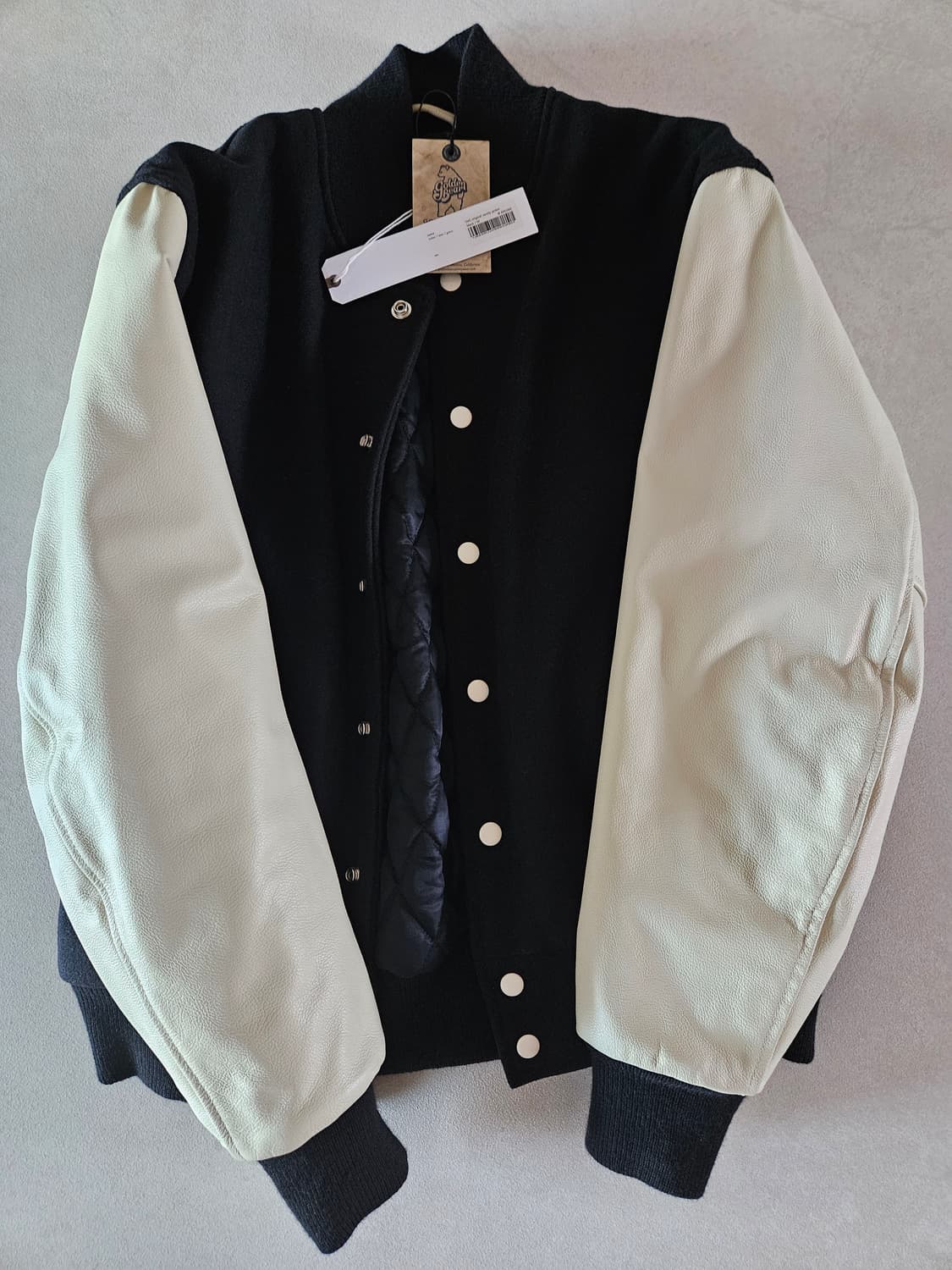 골든베어 유니폼브릿지 바시티자켓 네이비 m 상품이미지1