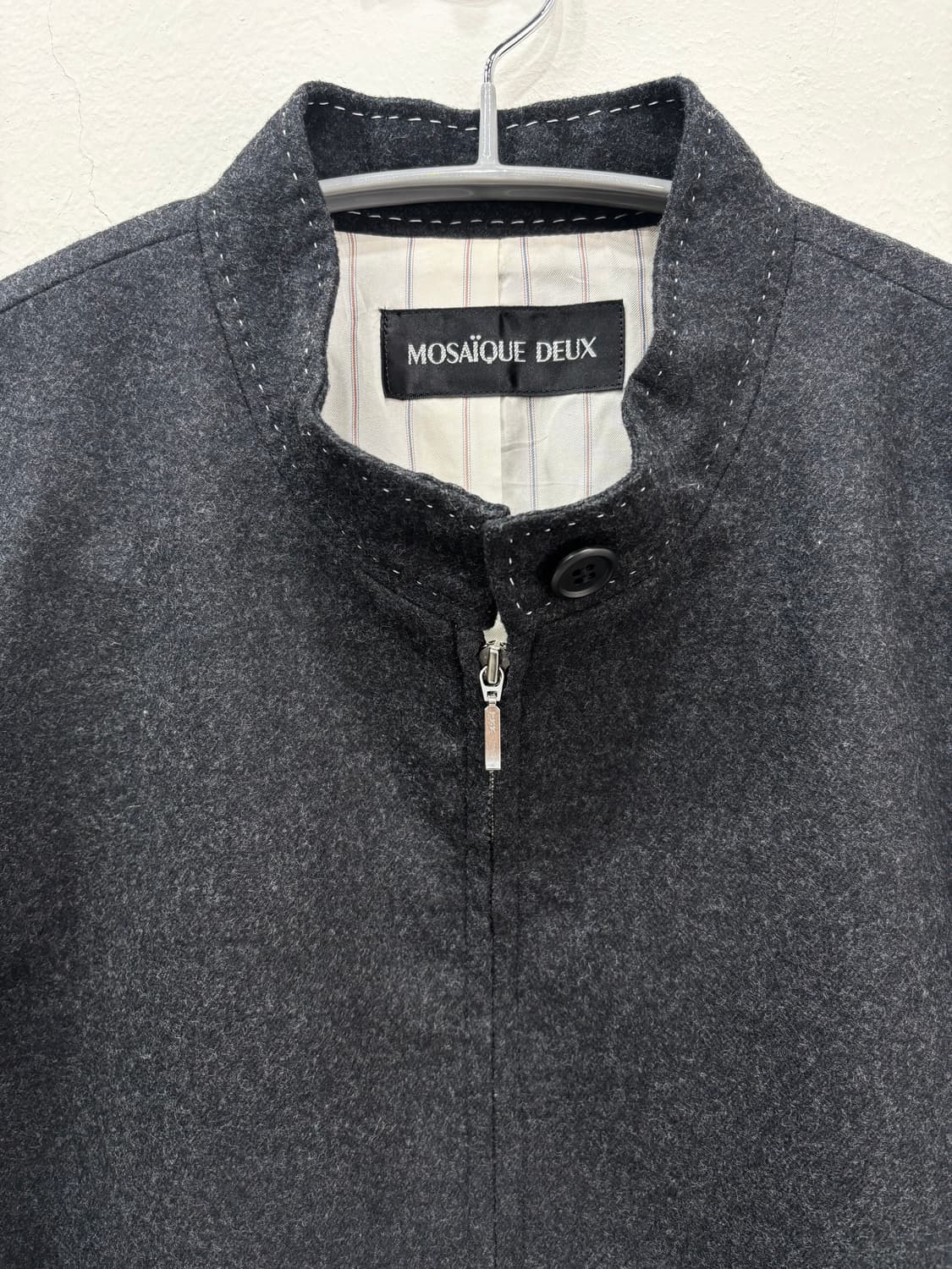 빈티지 차콜 울자켓 상품이미지2