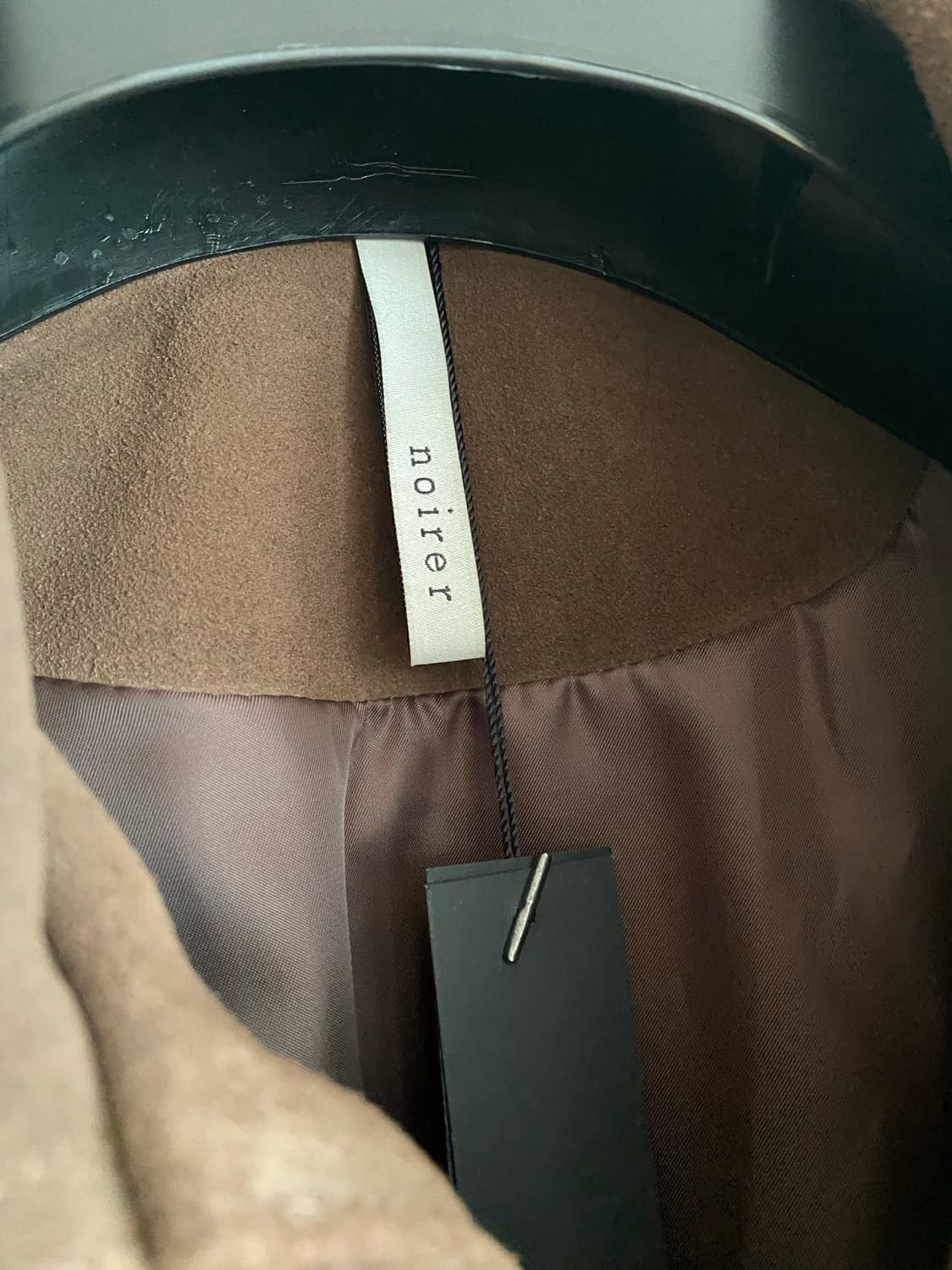 노이어 카우 스웨이드 집업 자켓 브라운 50 새상품 상품이미지4