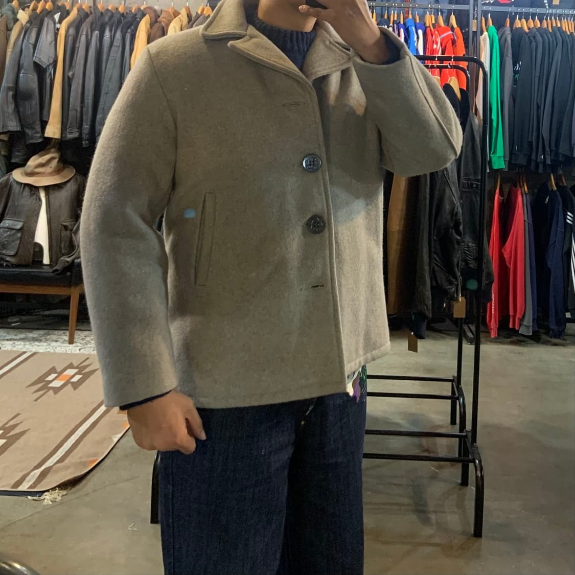 Schott 쇼트 USN 756 싱글 피코트 42 상품이미지3