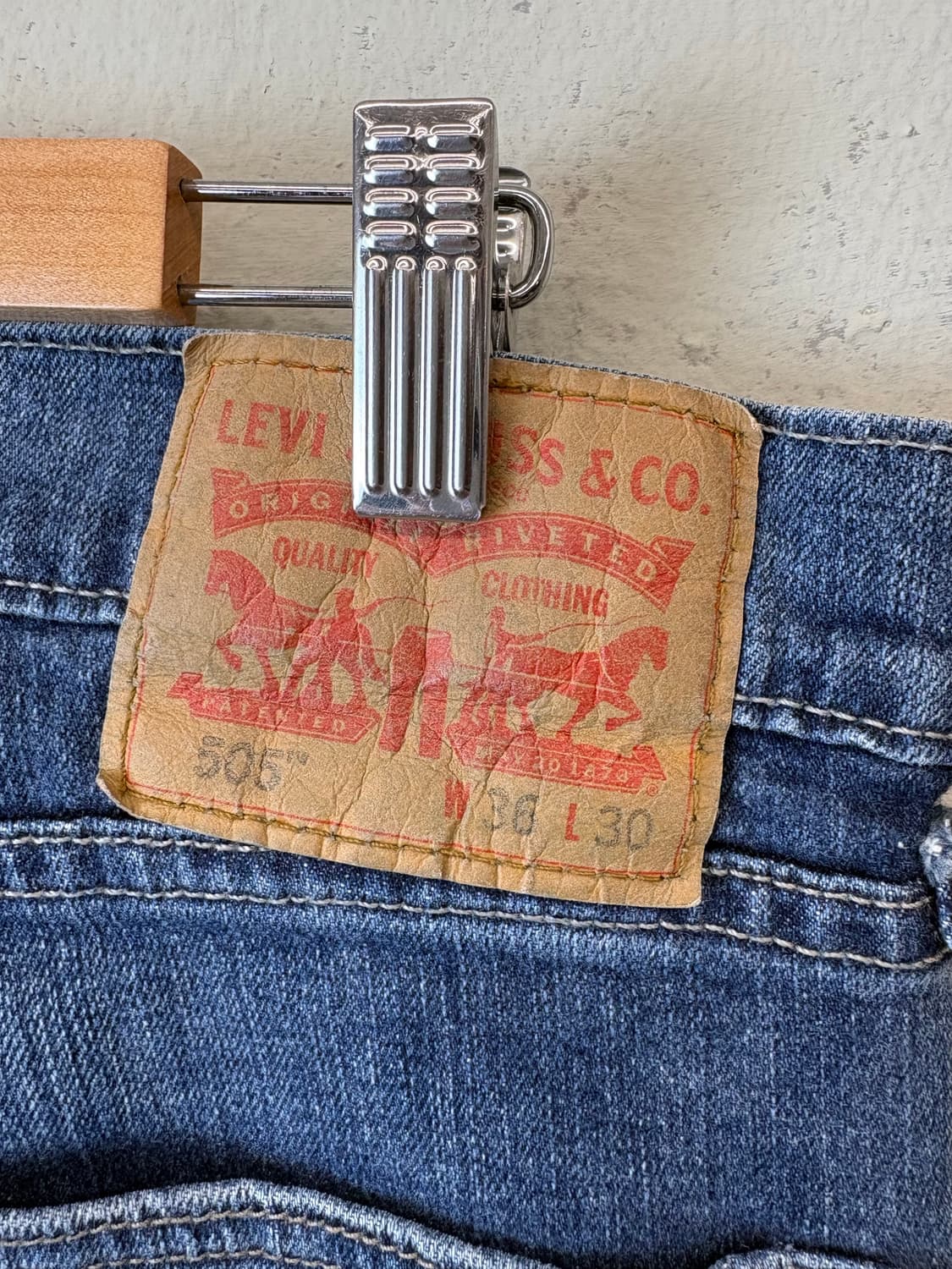 리바이스 505 빈티지 데님팬츠 상품이미지6