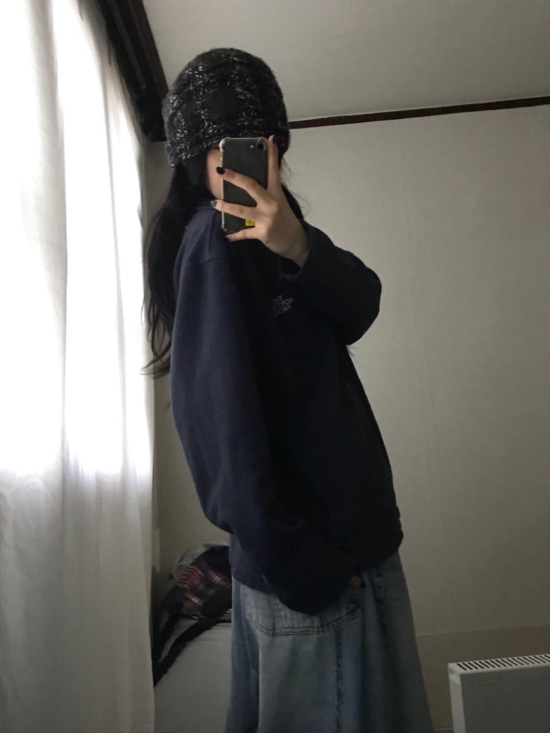 노페 네이비 후리스 상품이미지5