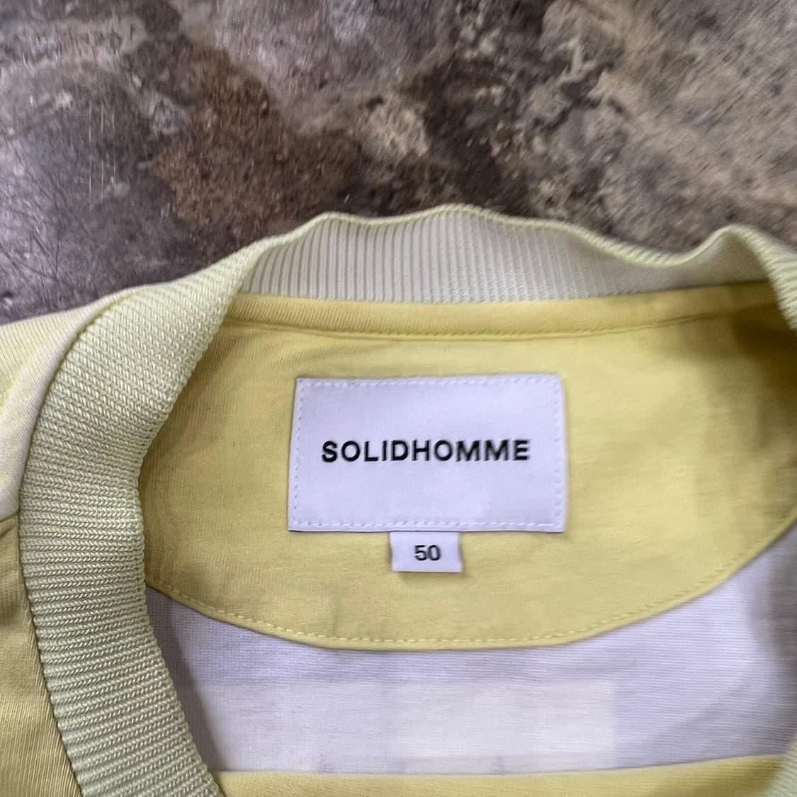 50) 솔리드옴므 컬러블록 롱슬리브 티셔츠 상품이미지3