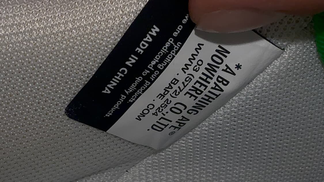 BAPESTA M1 BRAZIL 베이프스타 M1 280mm 상품이미지9