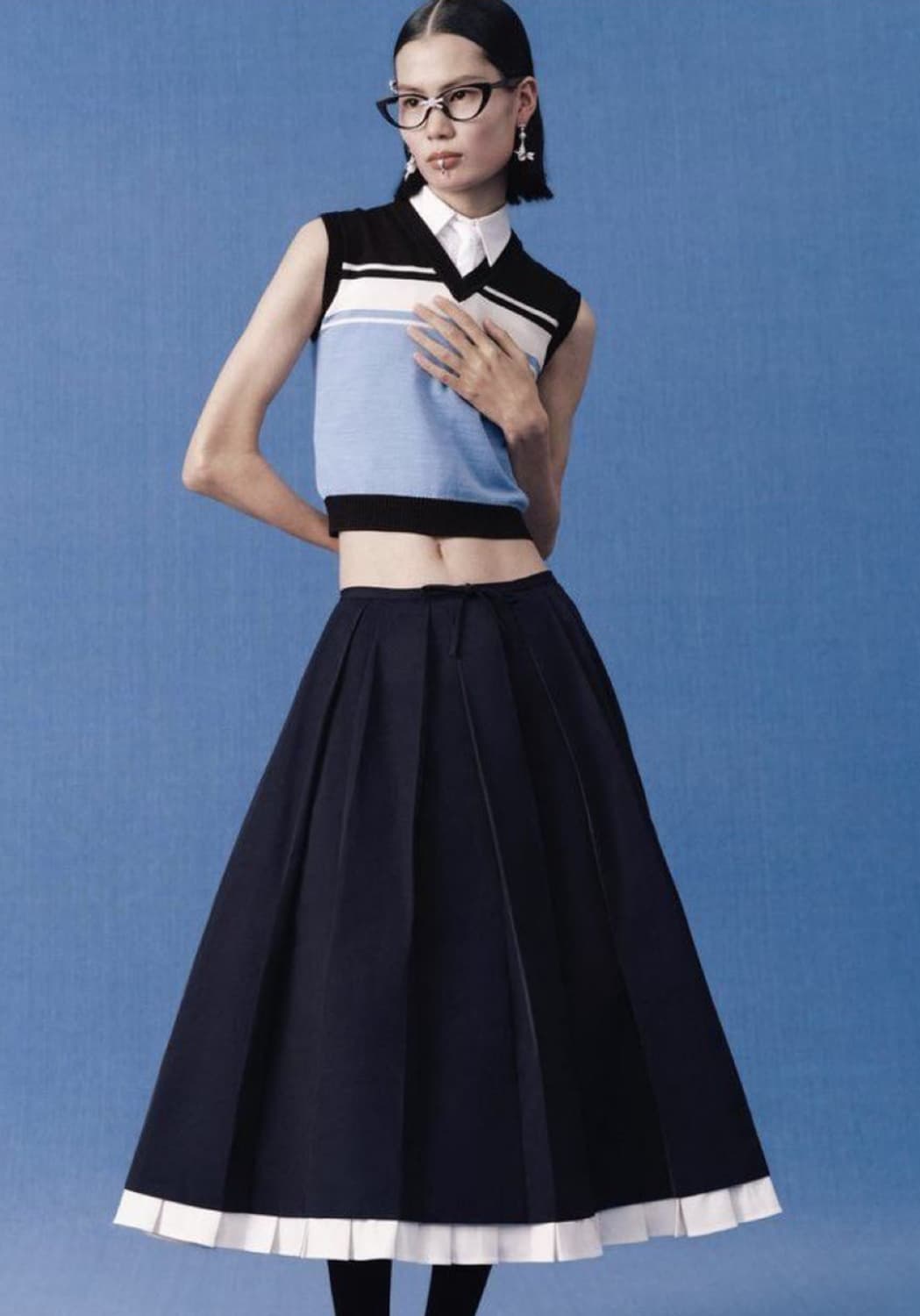 Shushutong 23AW 니트 베스트 상품이미지2