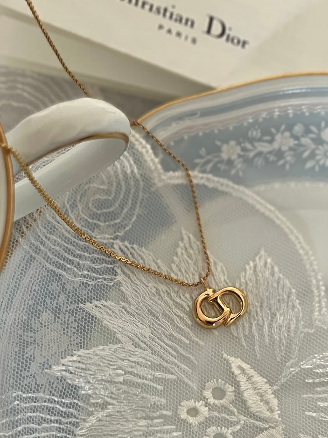 디올 CD로고 목걸이 / 정품감정,케어  상품이미지2
