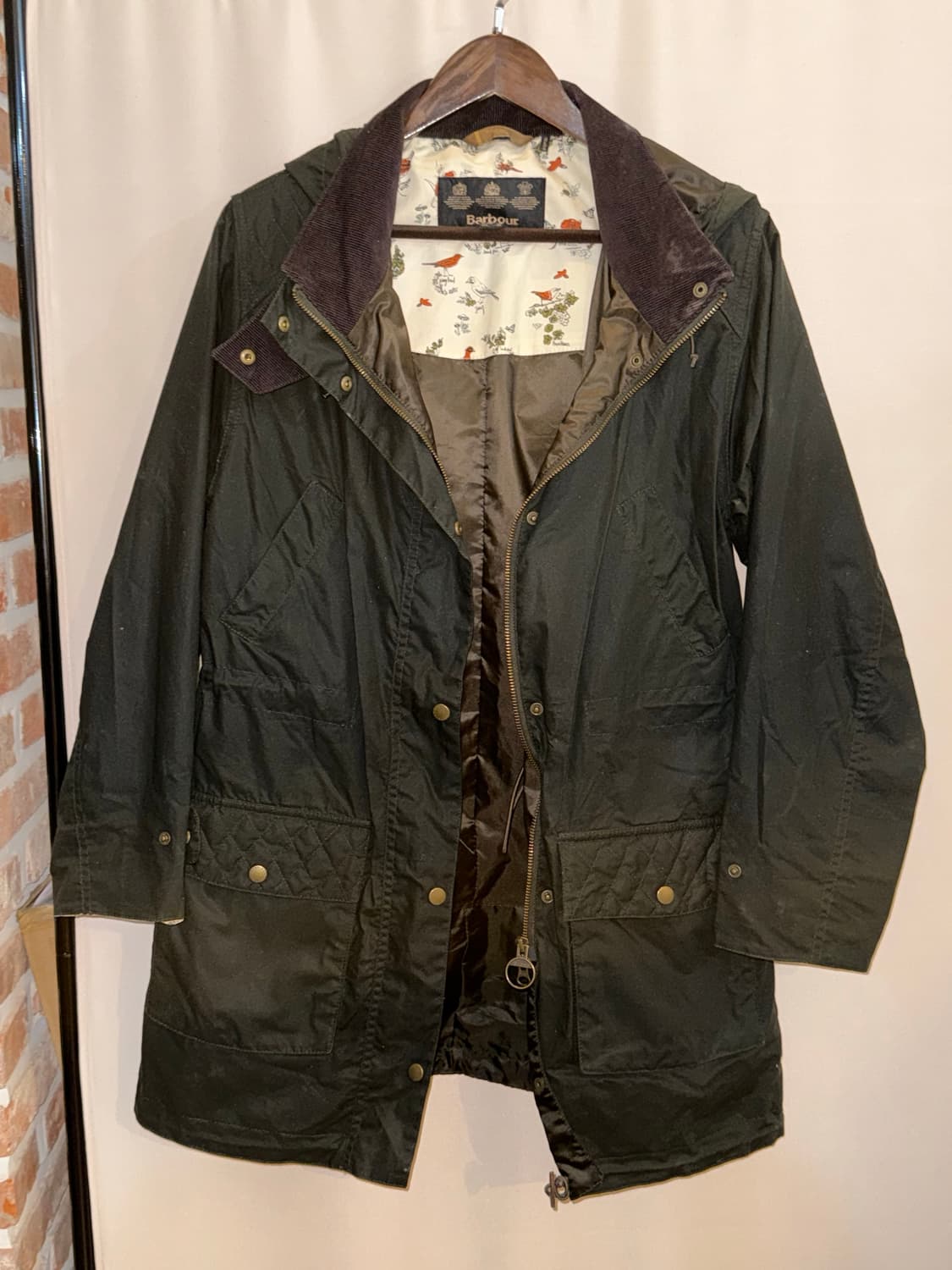 바버 Babour 왁스 자켓 여성 UK8 (55/S) 상품이미지1
