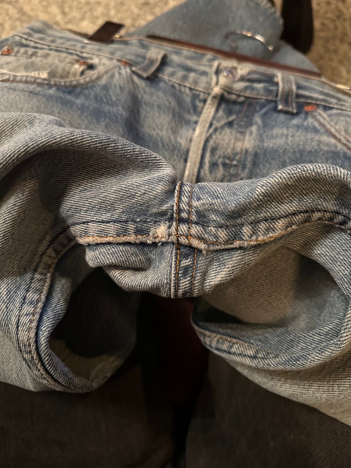 80s USA 빈티지 리바이스 501 데님 팬츠 상품이미지9