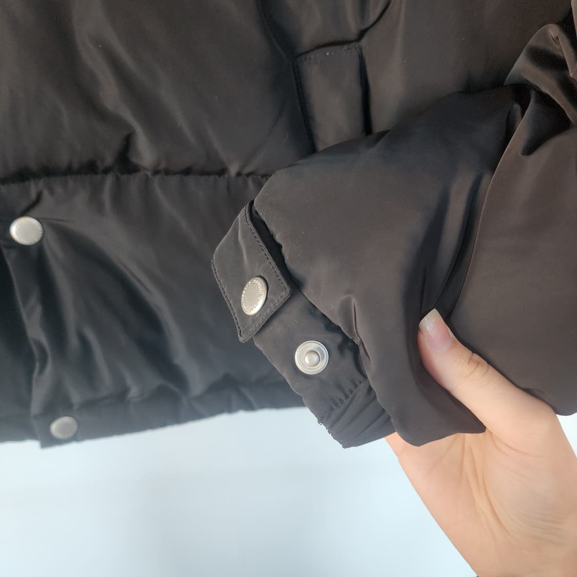 마리떼 프랑소와저버 블랙 후드 패딩 상품이미지6