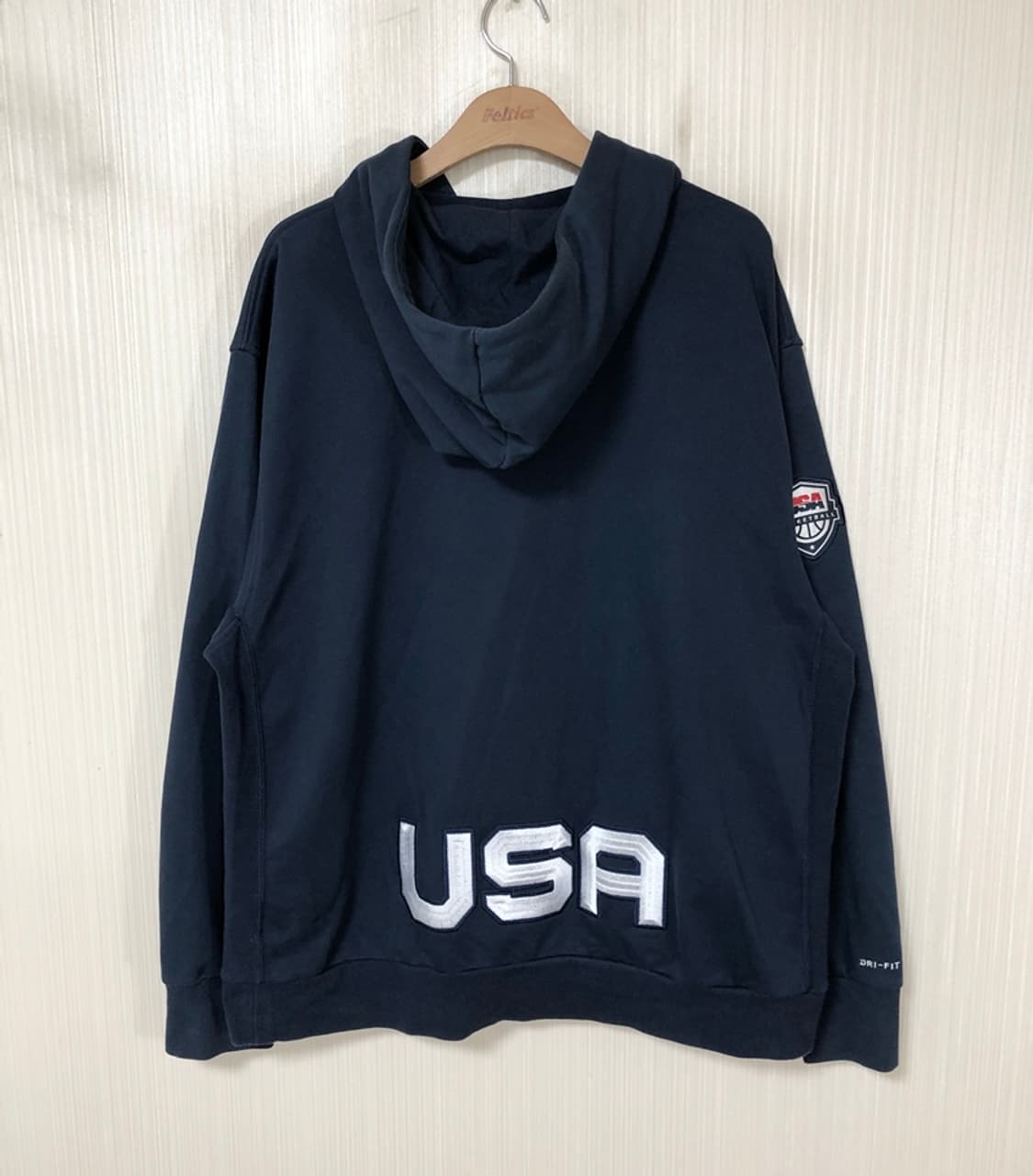 나이키 팀 USA 스탠다드 이슈 남성 농구 풀오버후디 XL(110) 상품이미지8