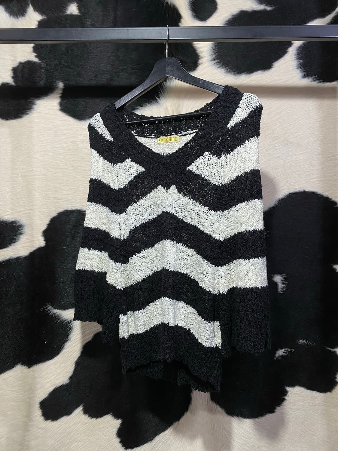 Park girl 가오리 스트라이프 니트 상품이미지2